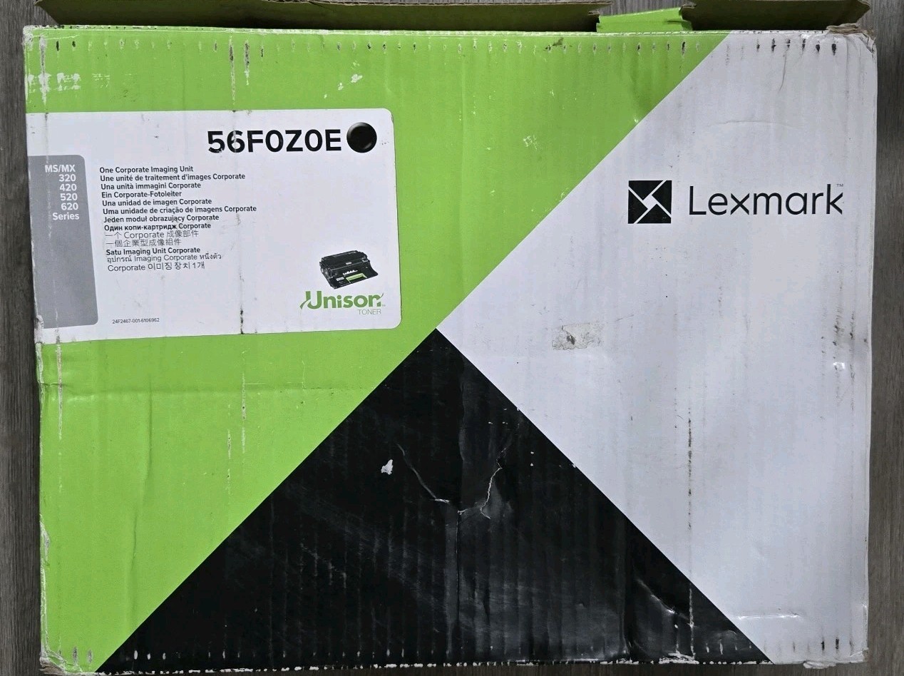 Lexmark 56F0Z0E Corporate Imaging Unit Black Unison Toner OpenBox Unit SEALED