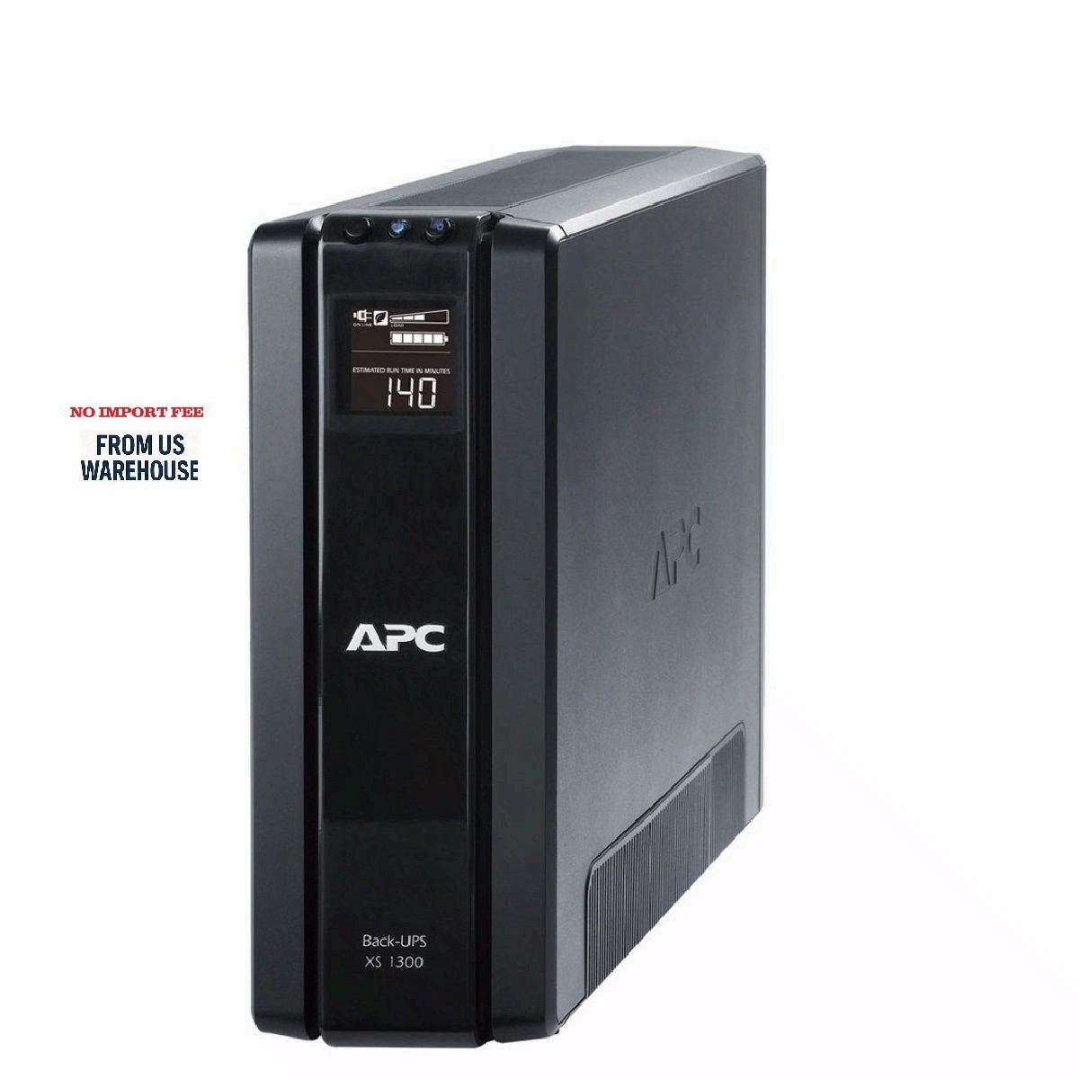 APC Back-UPS XS 1300VA 780W 120V 15A Output: (10)5-15R, BX1300G-CA - Refurbished