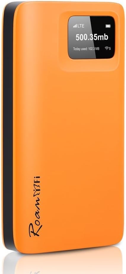 RoamWiFi 4G LTE Hotspot Router International Travel No SIM