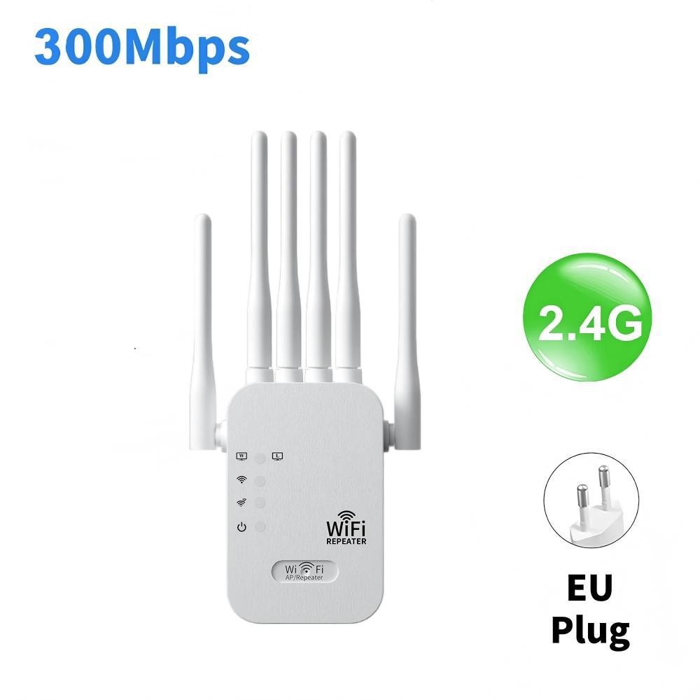 300mbps Dual Band Wifi Repeater 2.4g 5g Wireless Signal Booster Range Extender