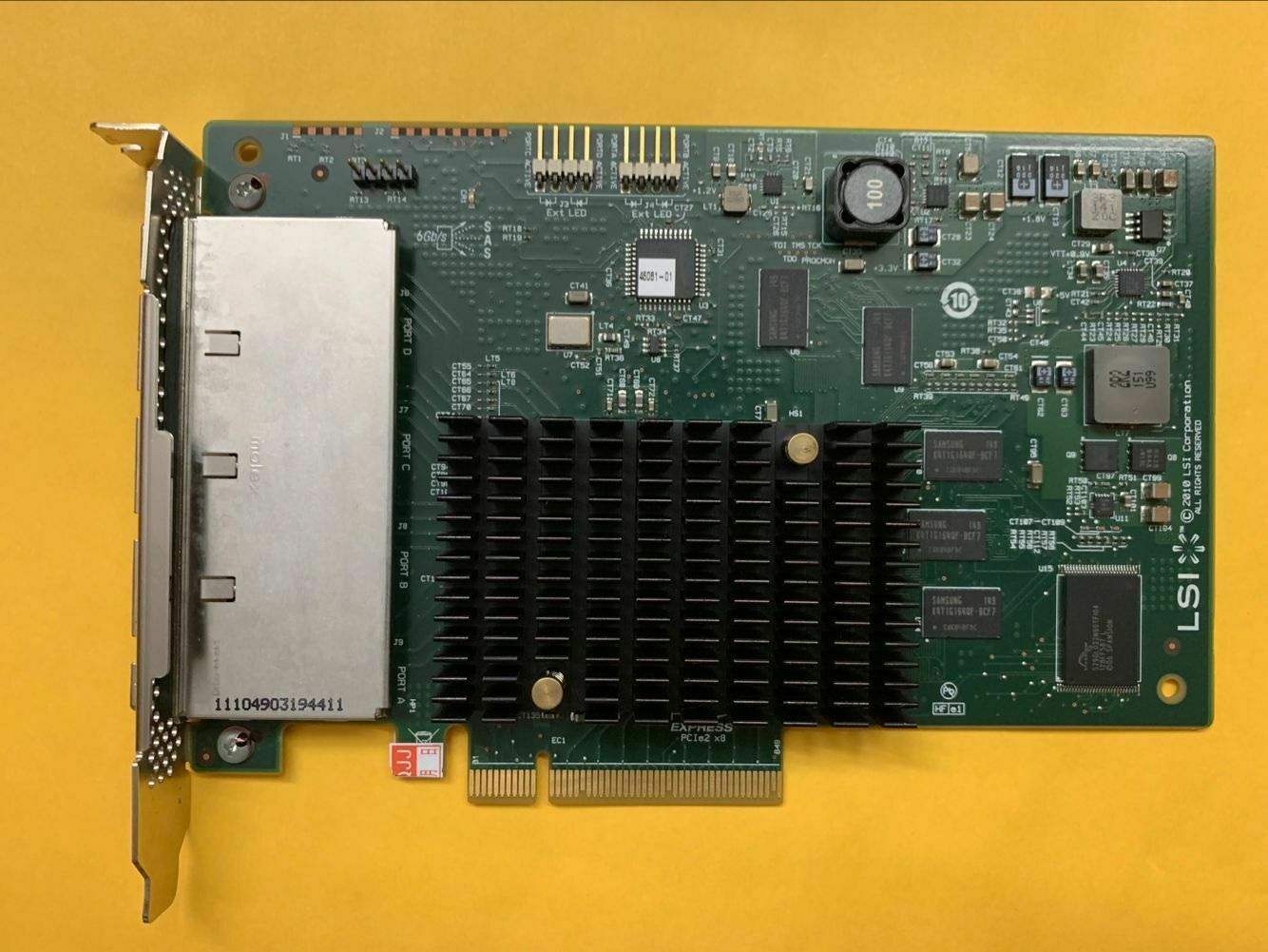 LSI 9201-16E 6Gbps 16 Channel External HBA P20 IT Mode ZFS FreeNAS unRAID NoROM-