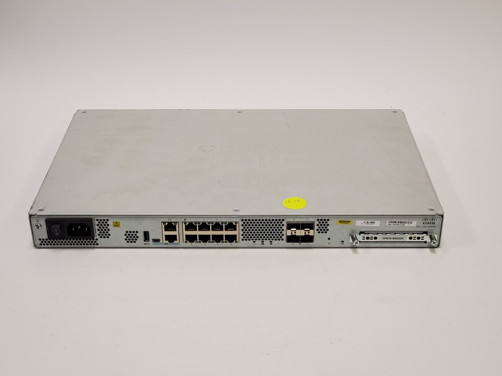 Cisco FPR-1120 Firepower 8-Port Network Security Firewall w/ FPR1K-SSD200