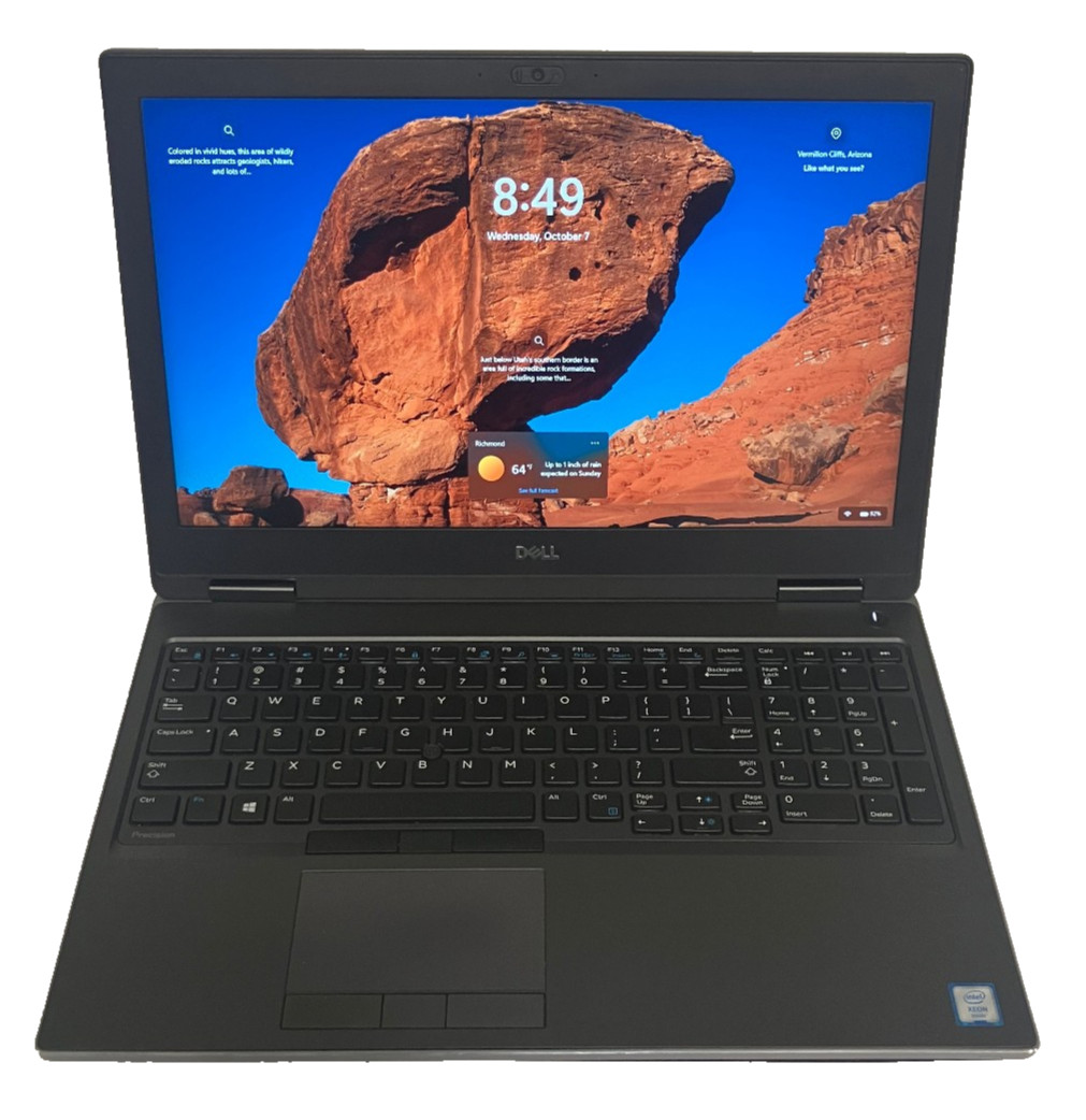 Dell Precision 7540 15" NVIDIA Q. RTX 3000 2.8GHz Intel Xeon E-2276M 64GB 1TB