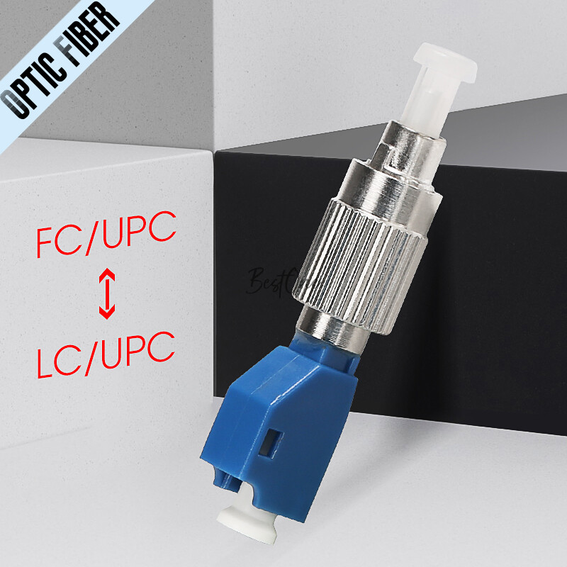 10Pcs LC Female to FC Male UPC APC SM/MM OM3 OM4 Fiber Optical Adapter Converter