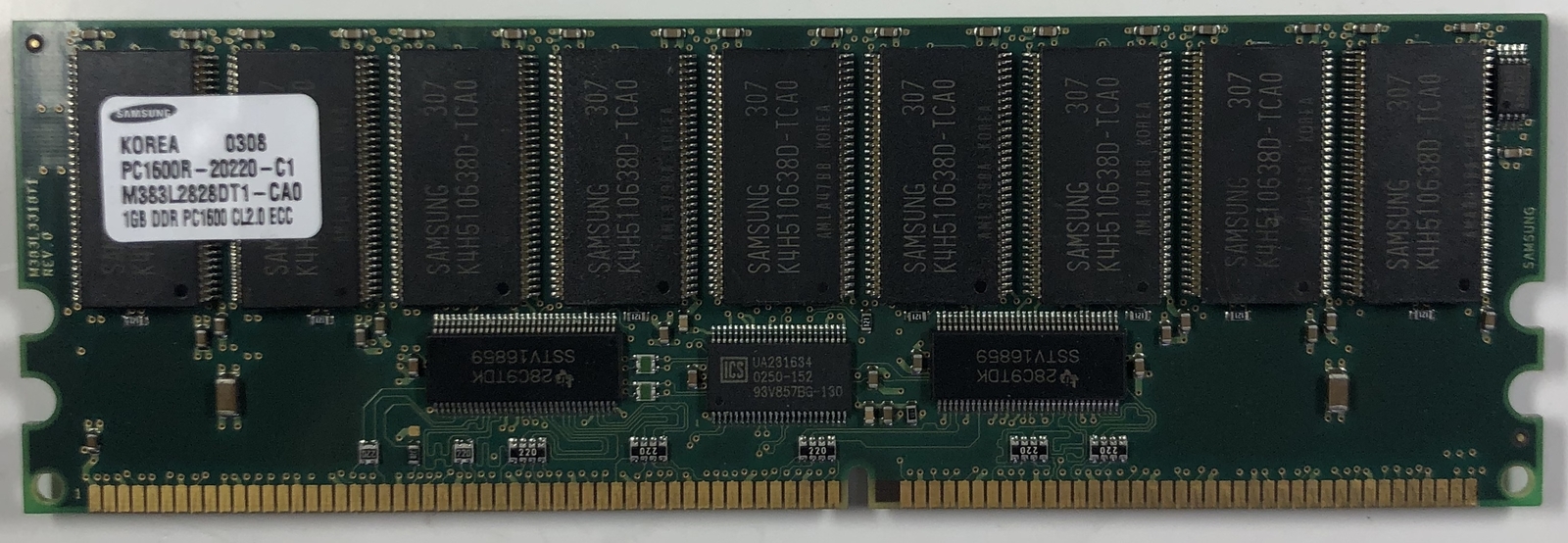 Samsung M383L2828DT1-CA0 1GB DDR Server RAM Memory