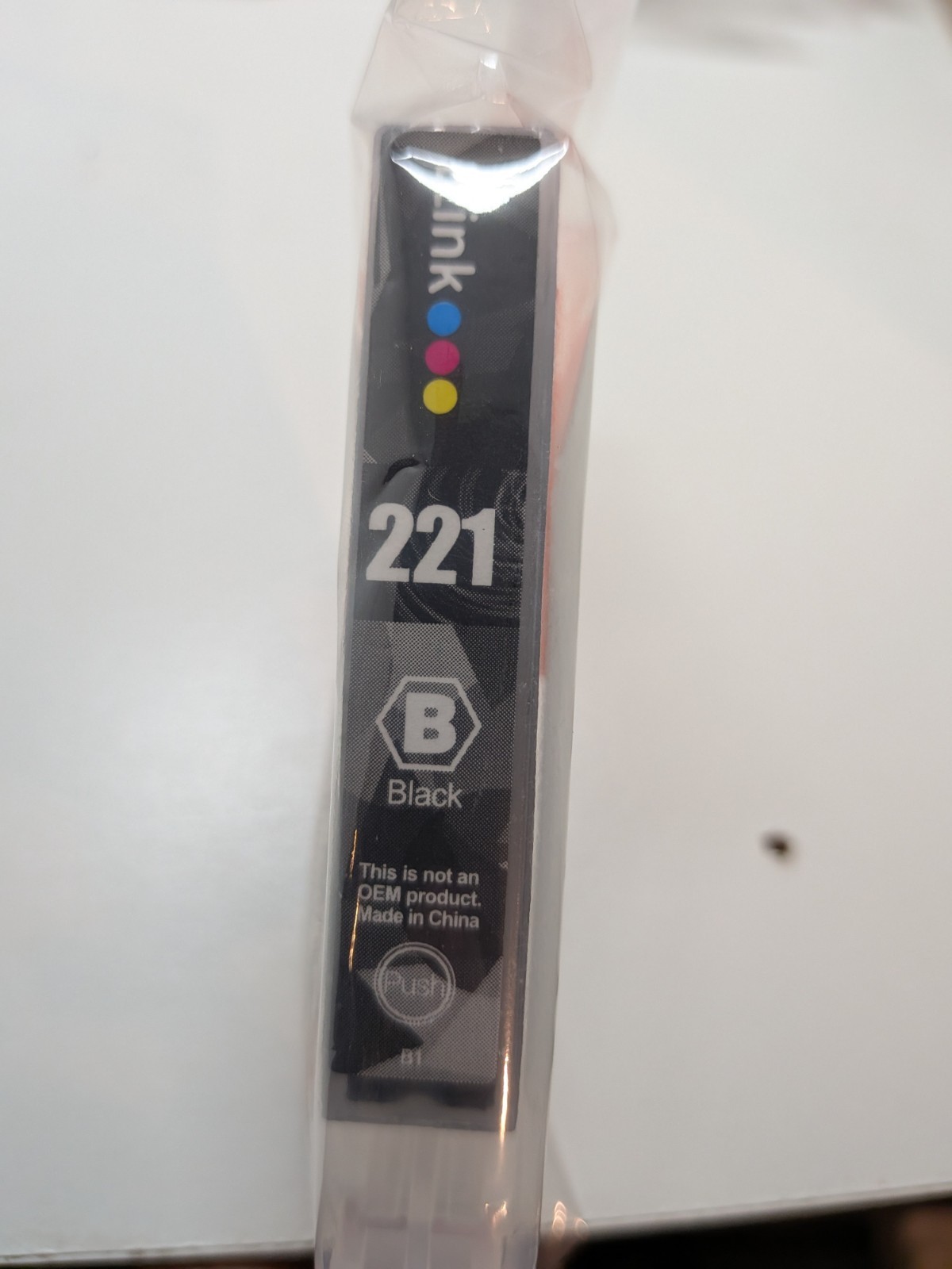 EZink 221 color printer ink cartridges Black For Cannon Printer