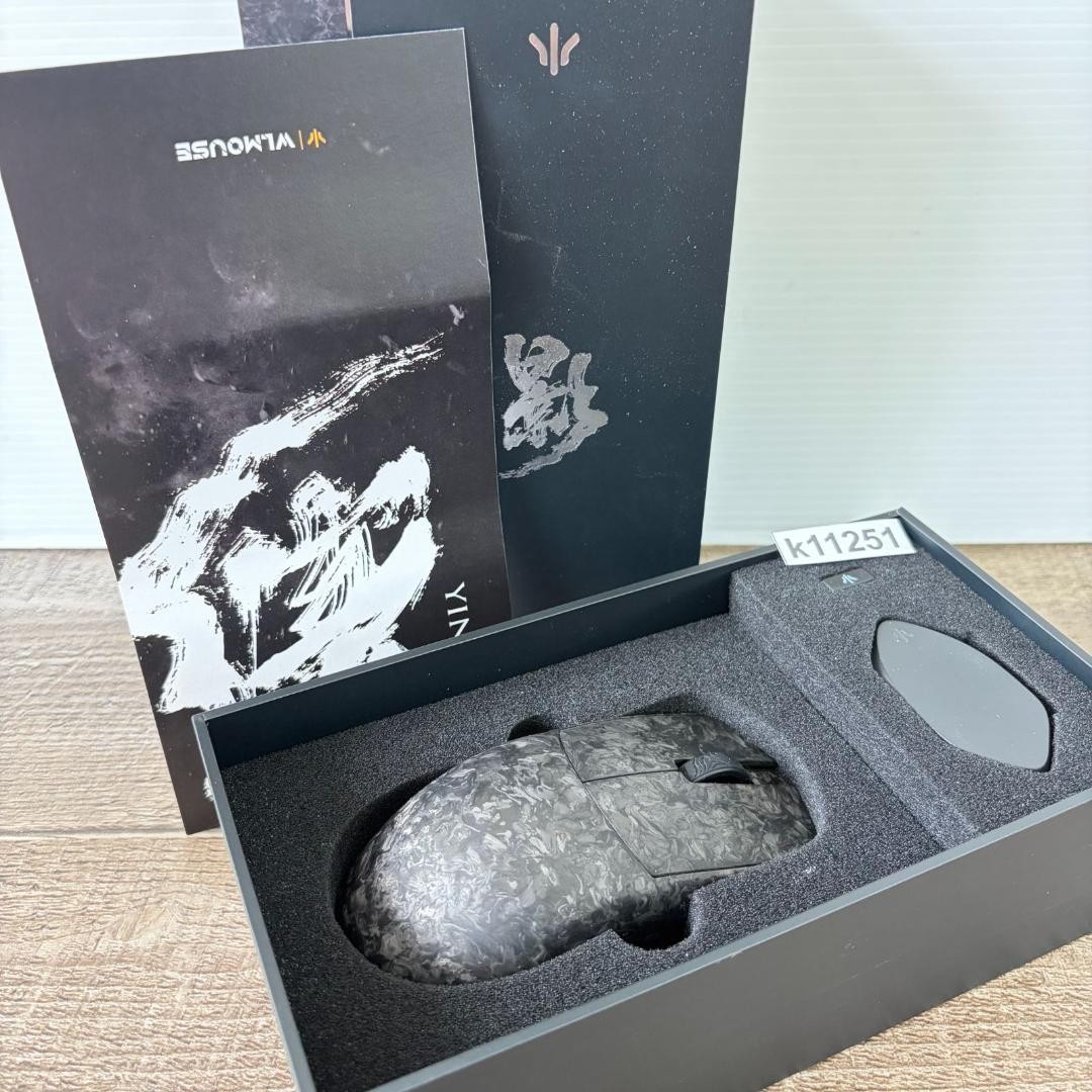 WLMOUSE Ying Xuan Gaming Mouse Black  Wireless Lightweight Mouse Boxed Japan