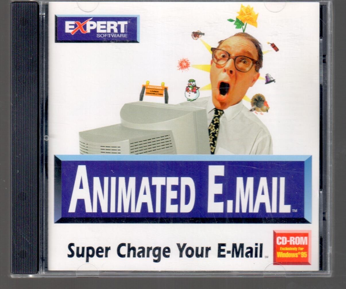 Expert Software Animated E. Mail CD-ROM Super Charge Your Email Best Deal L@@K 