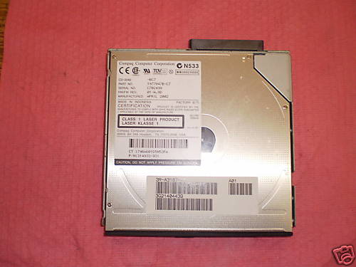 Compaq PN: 1977047C-C7, CD-224E 24X Slimline Carbon CD 