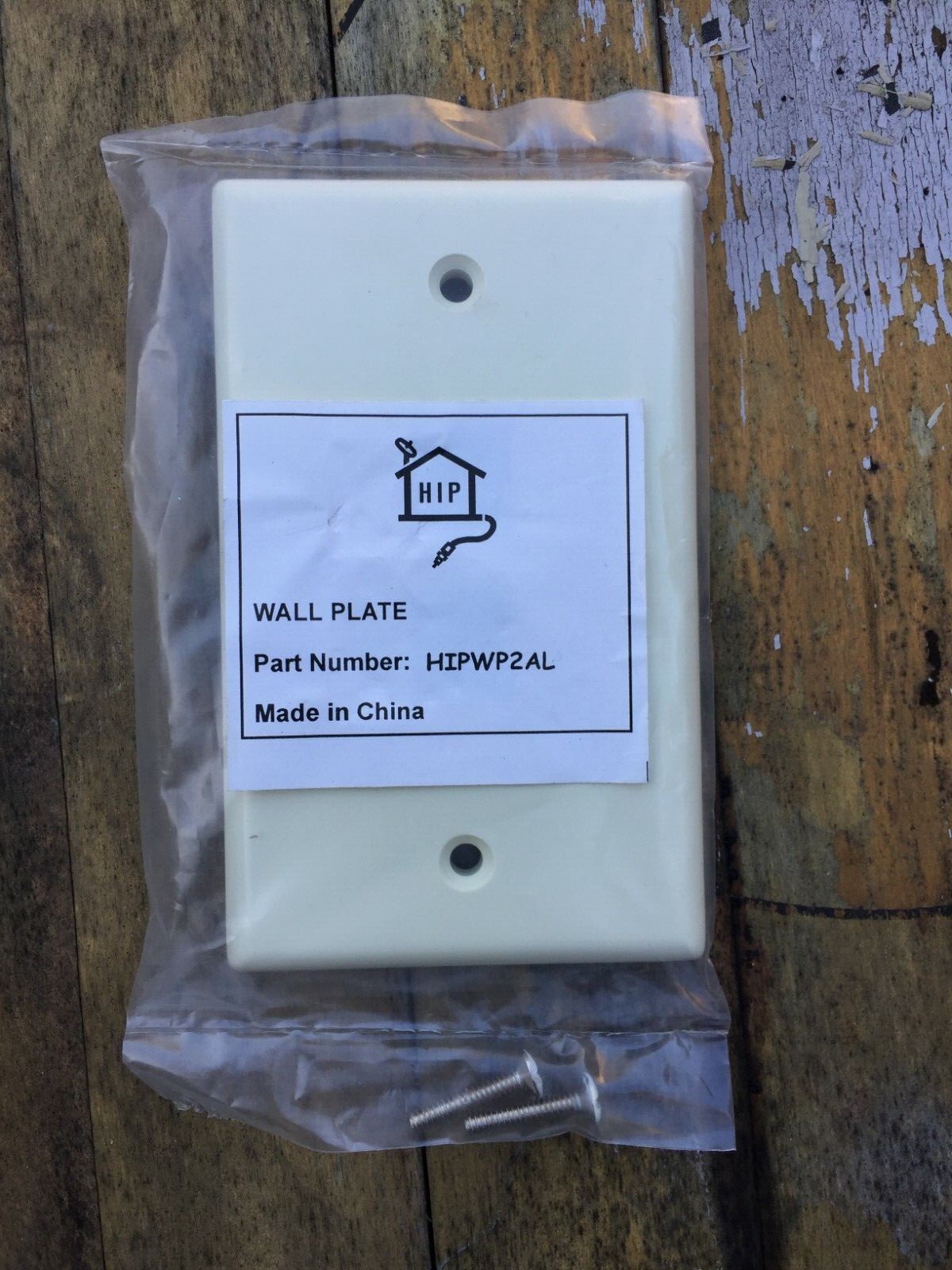 HIP Wall Plate, 2 Port, White Part number PN: HIPWP2AL (Lot of 7)