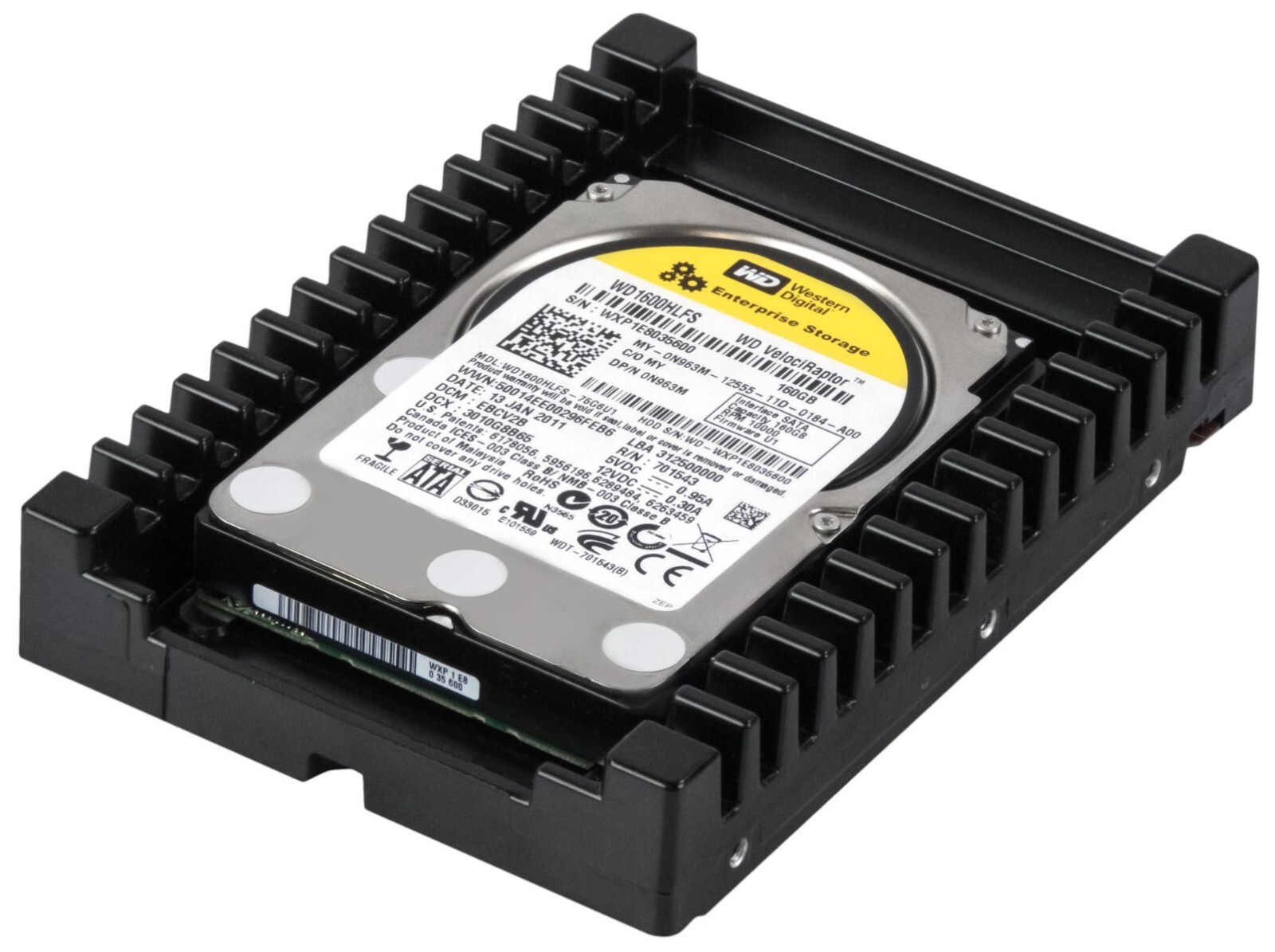 HARD DRIVE DELL 0N963M WD1600HLFS 160GB 10K 16MB SATA II 3.5''