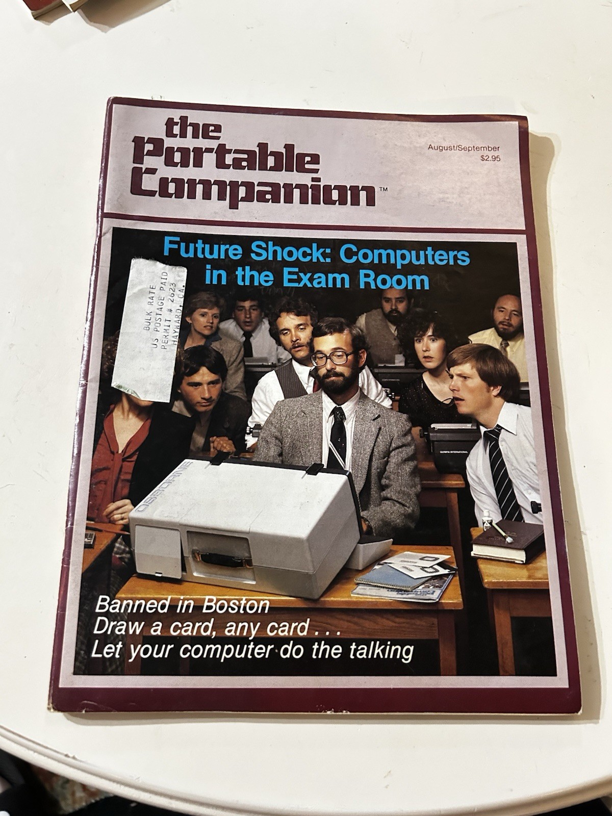 The Portable Companion Magazine Aug Sept 1982 Osborne Computer Future Shock