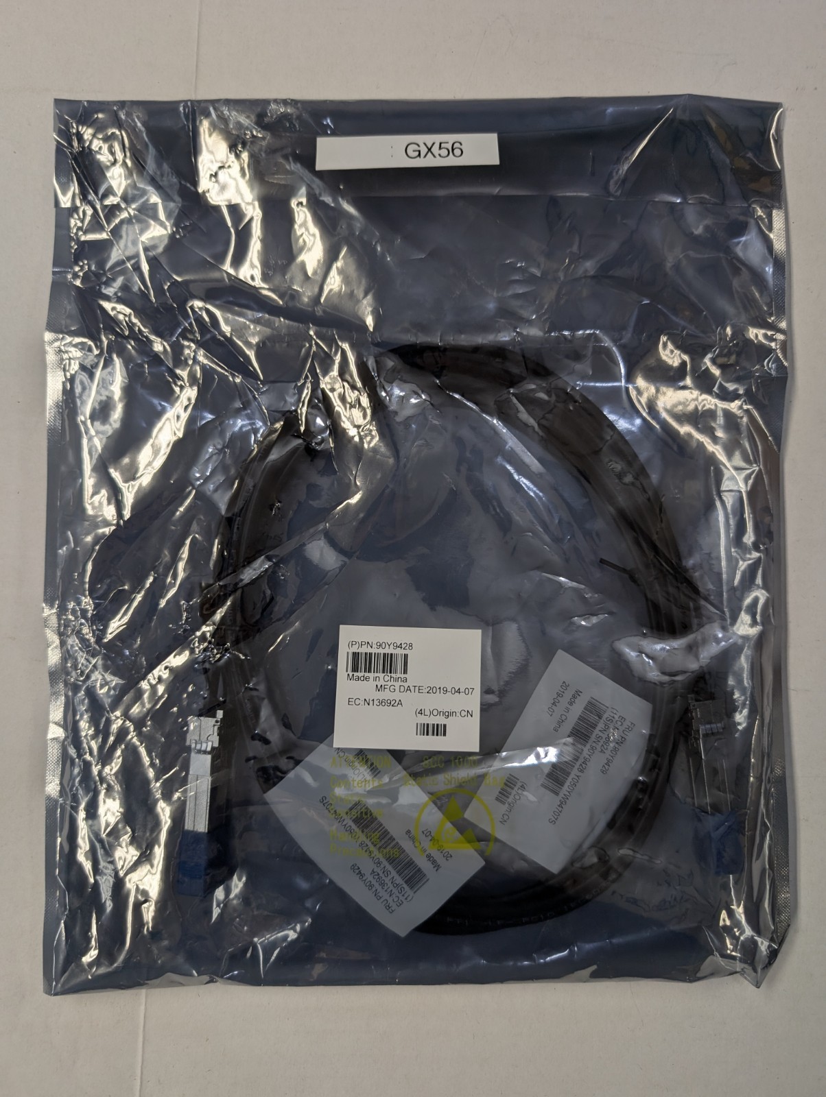 NEW IBM 90Y9429 Passive SFP+ Direct Attach Cable 3M DAC 90Y9428