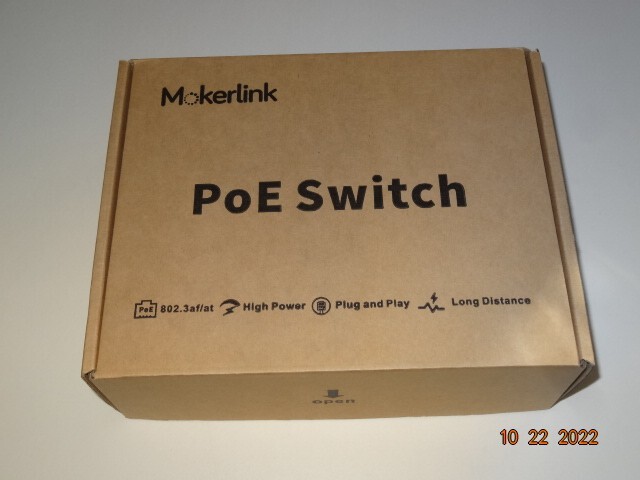 MokerLink 8 Port PoE Switch With 2 Gigabit Uplink, 802.3af/At PoE+ 100Mbps, 120W