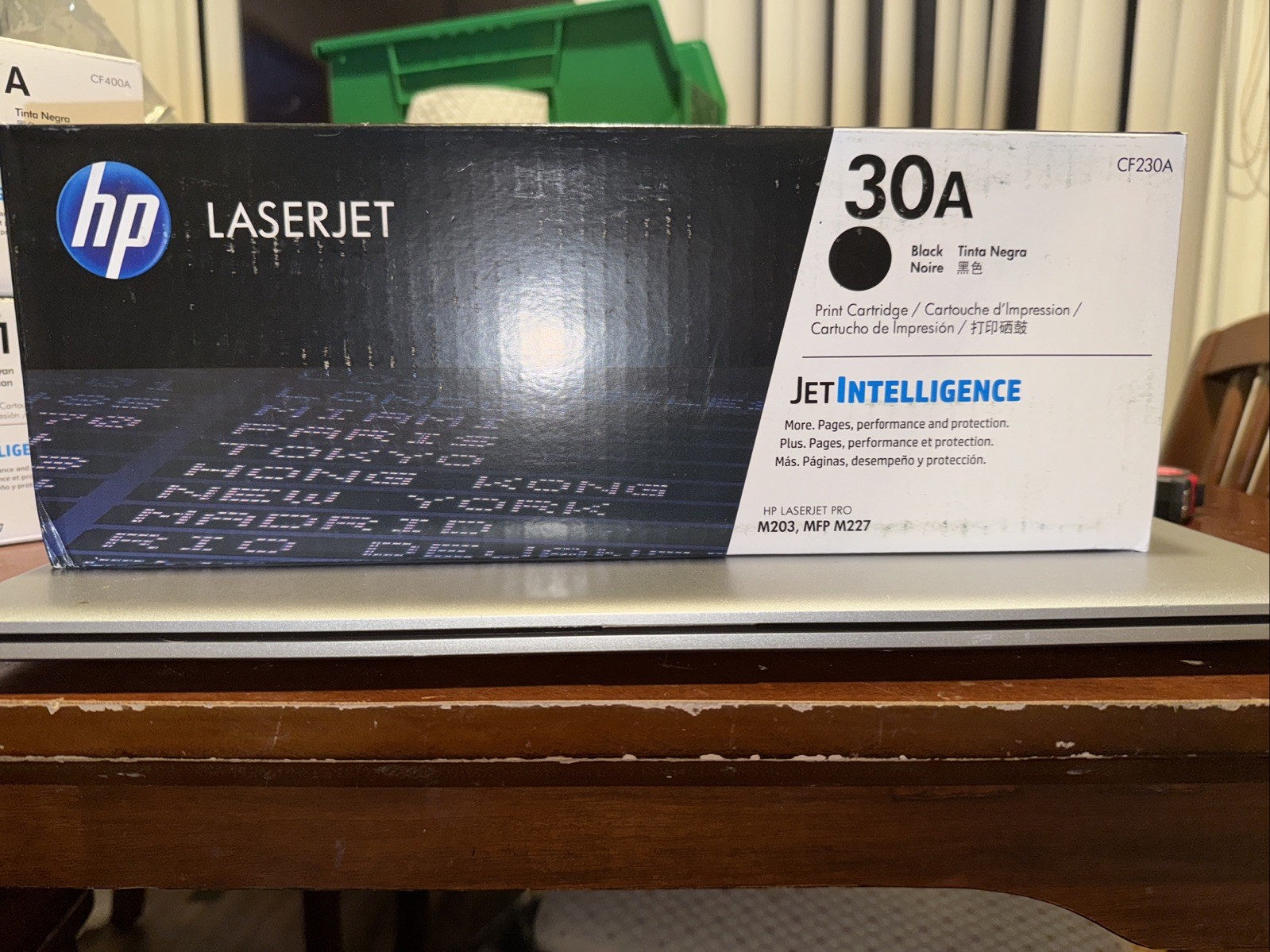 HP 30A Black Original LaserJet Toner Cartridge (CF230A) JetIntelligence SEALED