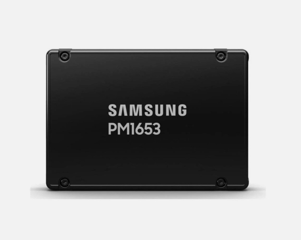 Samsung MZILG1T9HCJR-00A07 PM1653 1.92TB 2.5" SAS 24Gb/s SSD 100% HEALTH