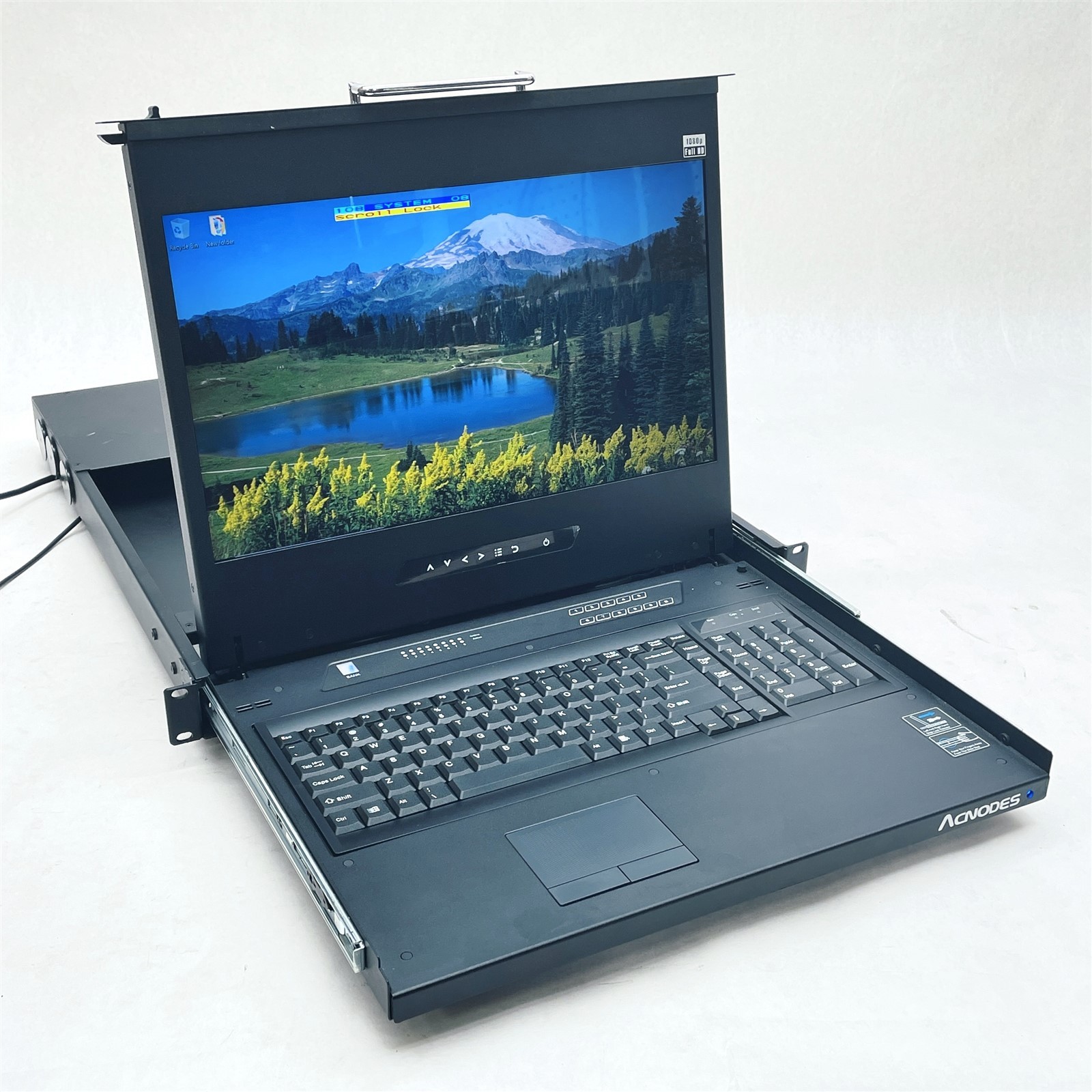 Acnodes MKD6117 17.3" FHD VGA Rackmount 8-Port KVM Switch (Philips 989805700074)