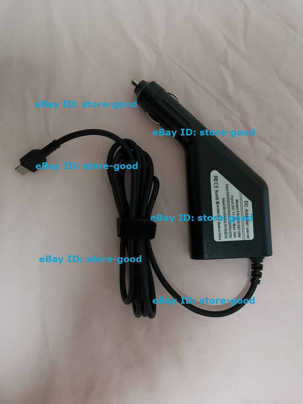 TYPE-C 65W car charger FIT ASUS ROG Ally RC71L-ALLY.Z1X_512 Z1 Extreme new