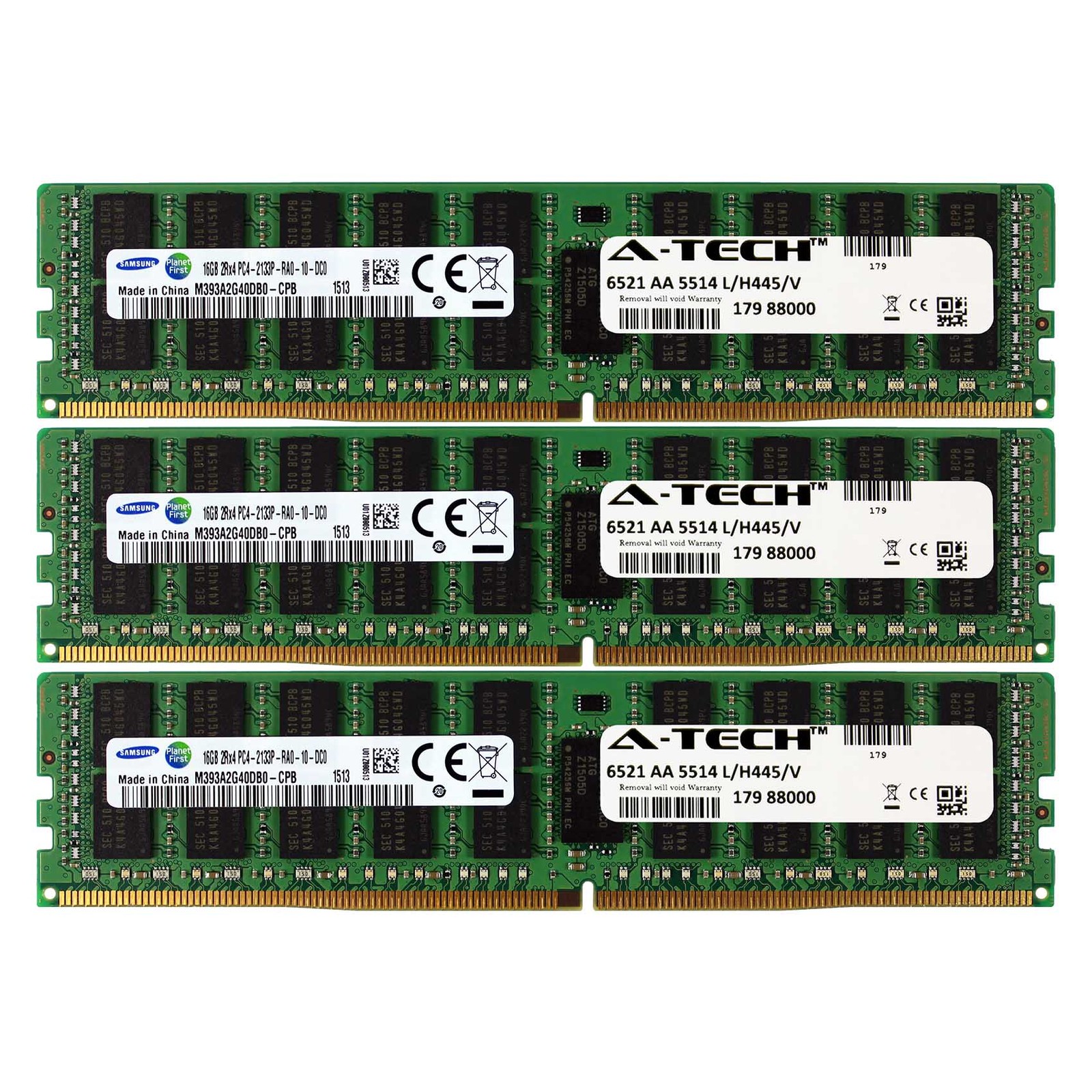 PC4-17000 Samsung 48GB Kit 3x 16GB HP Apollo 4500 4200 726719-B21 Memory RAM
