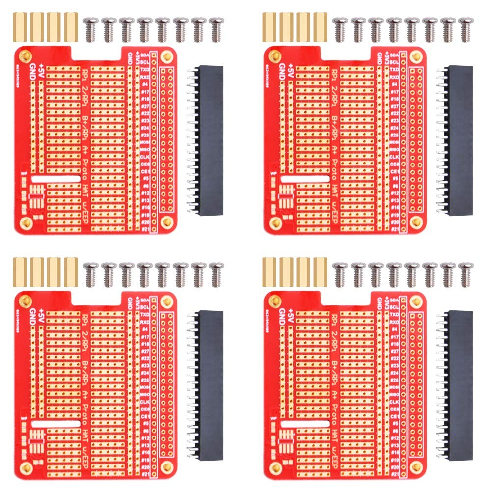 4X Prototype Breakout DIY Breadboard PCB Shield Board Kit for Raspberry