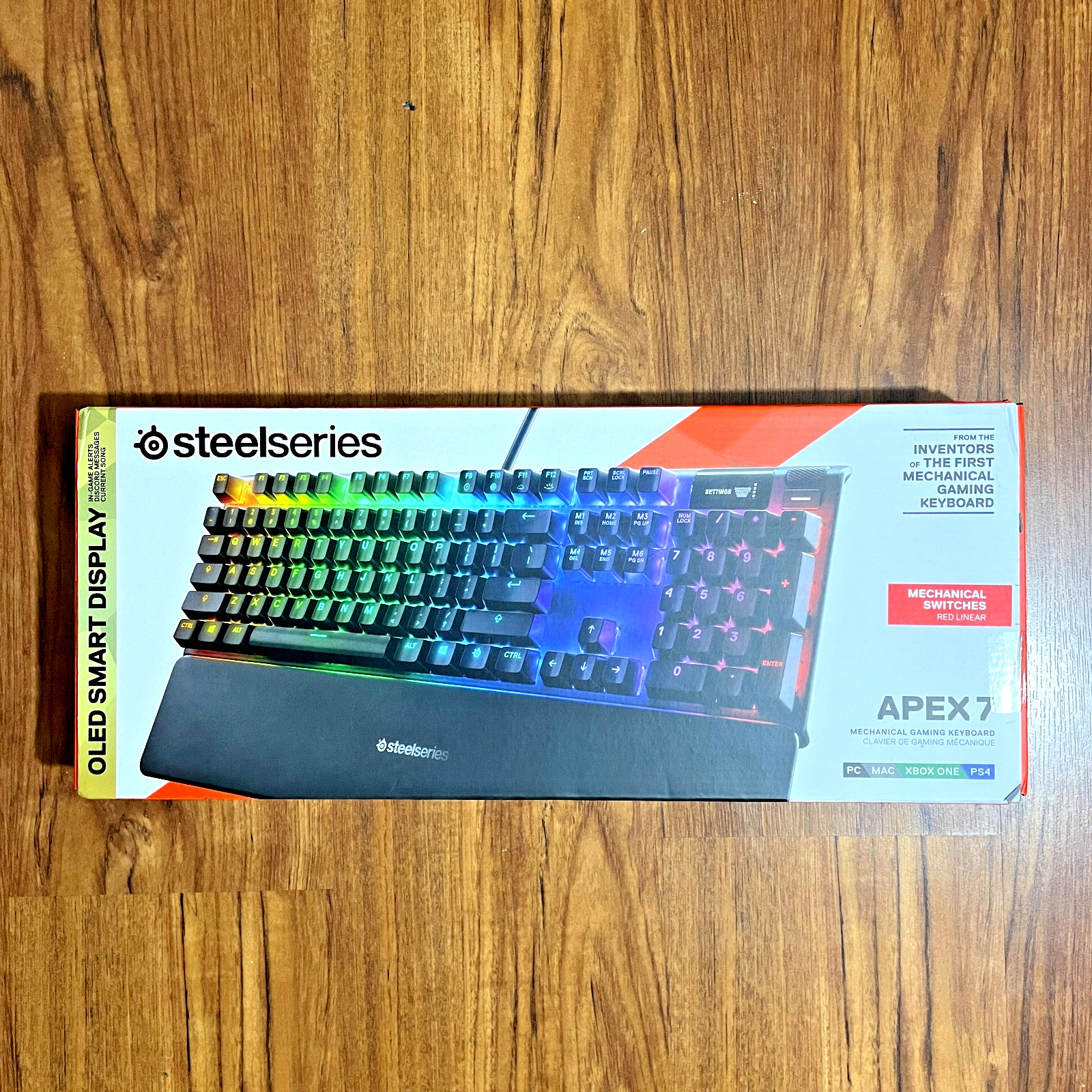 SteelSeries Apex 7 Mechanical Gaming Keyboard - Red Switch