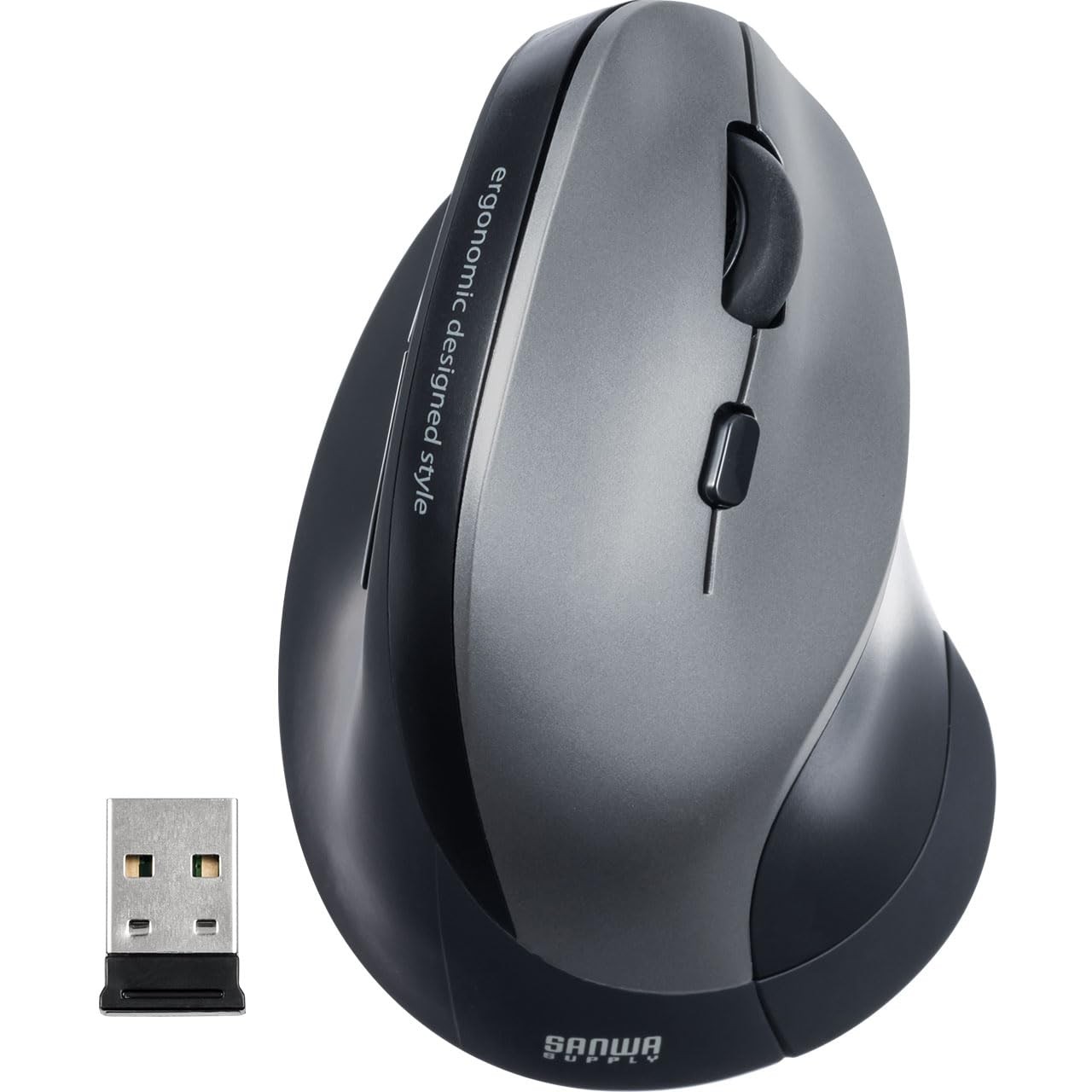 Sanwa Direct Ergonomic Wireless Mouse 400-MA092