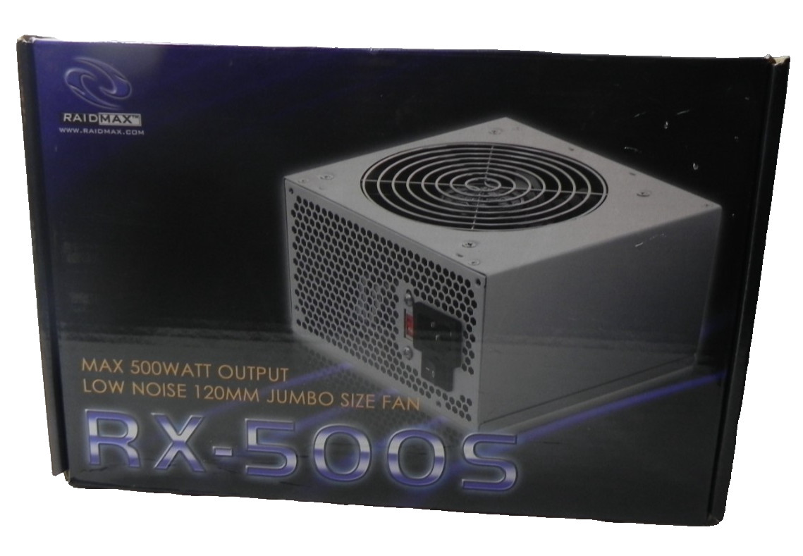 500W Power Supply with Low-Noise 120Mm Fan
