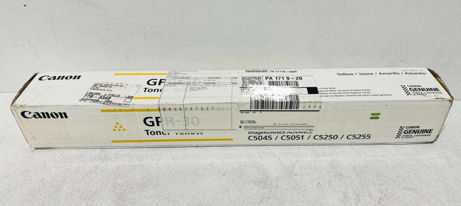 Canon GPR-30 (2801B003) Yellow Toner Cartridge