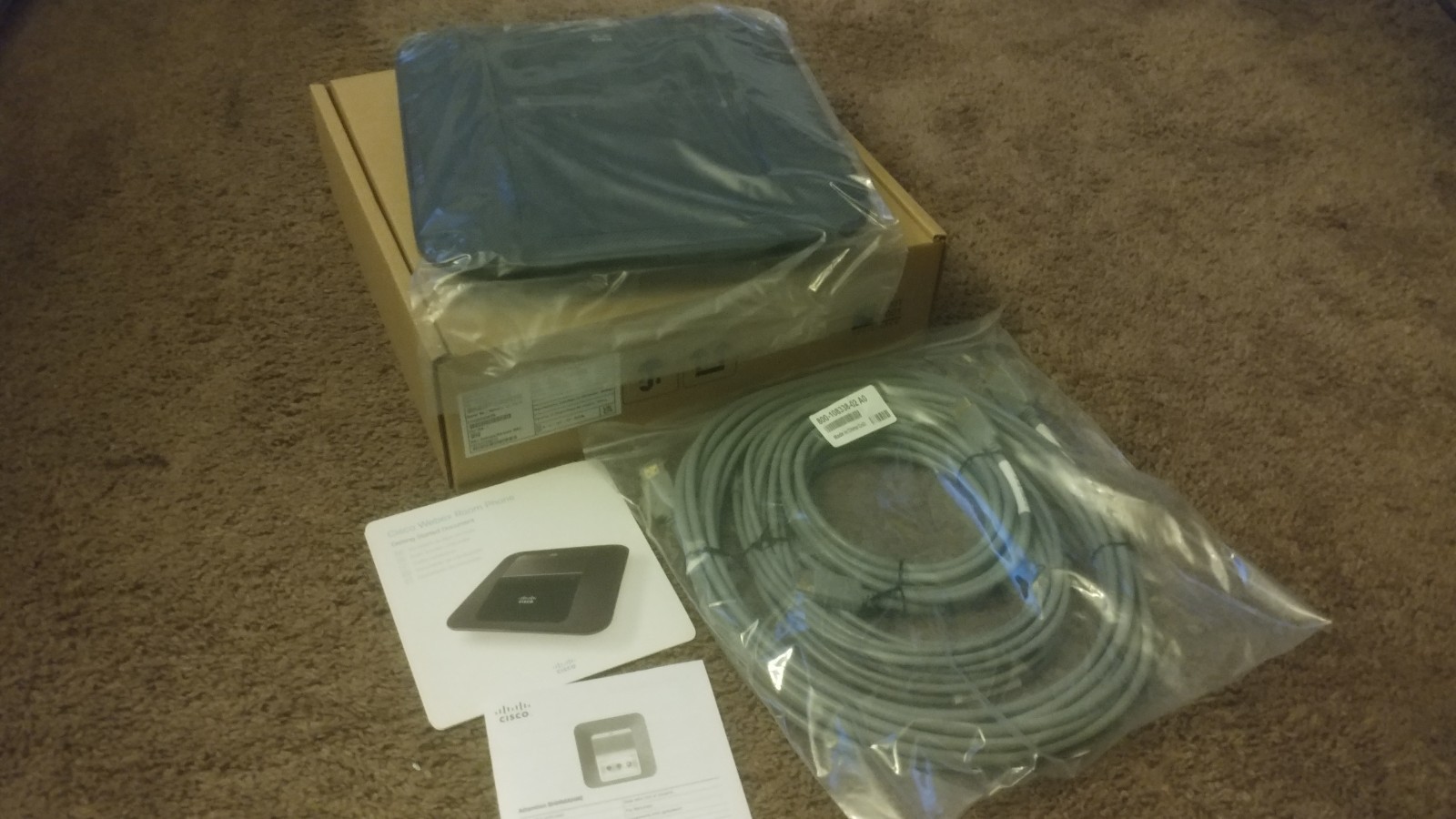 Cisco webex room phone CP-ROOM-C-K9 Carbon Black New in Box
