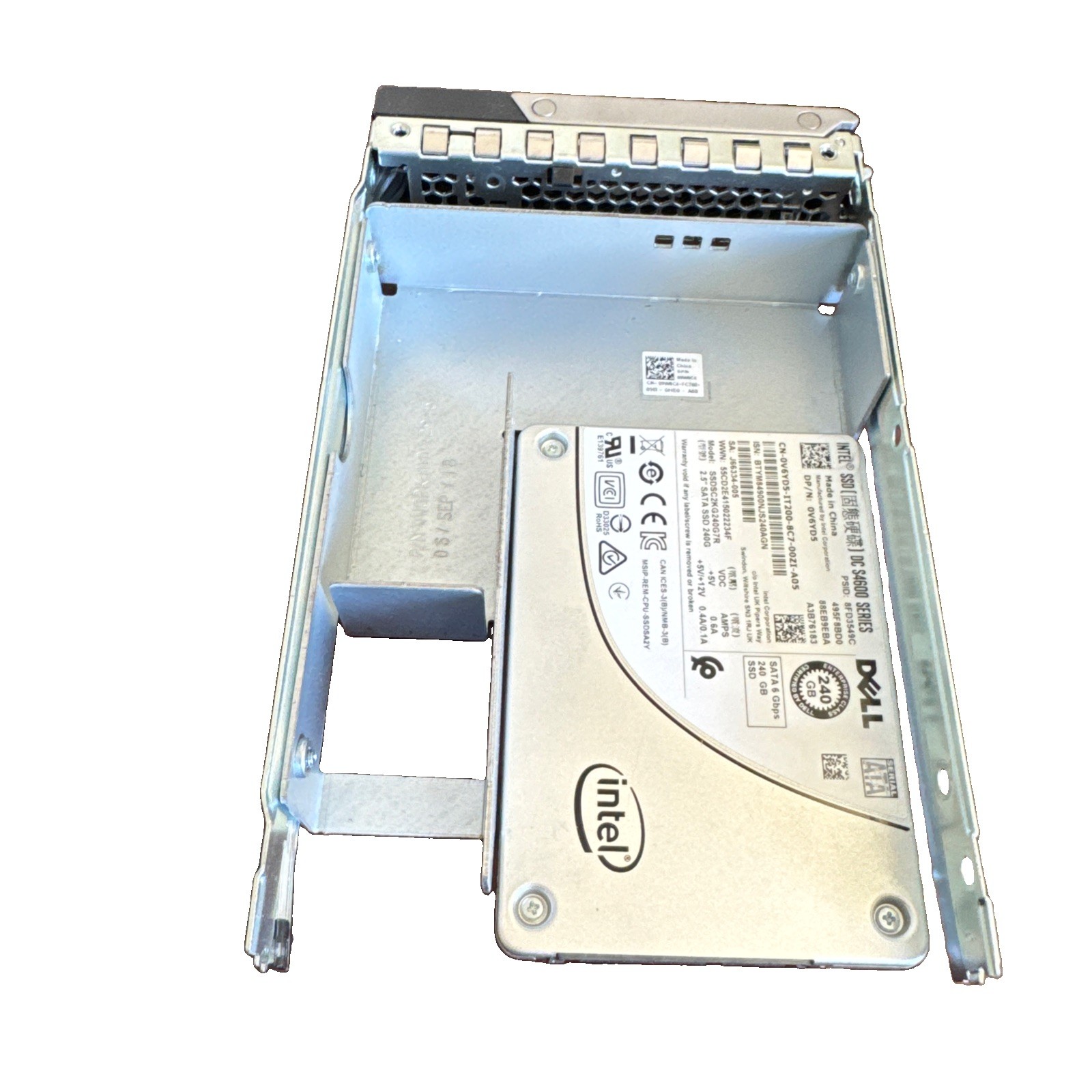 Dell 0V6YD5 Intel DC S4600 SSDSC2KG240G7R 240GB 6G SATA 2.5" Solid State Drive