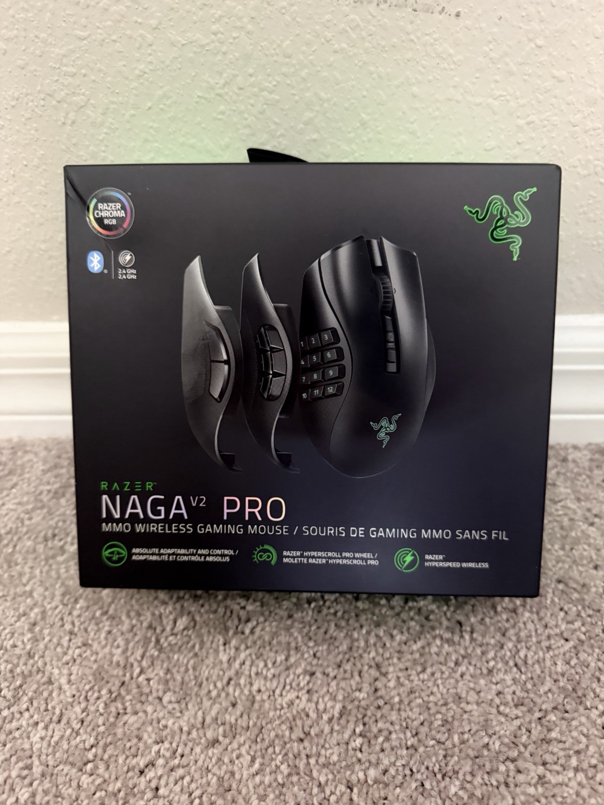 🖱️🔥 RAZER NAGA V2 PRO WIRELESS MMO GAMING MOUSE 🔥 👉 🚨 BRAND NEW 🚨 👈