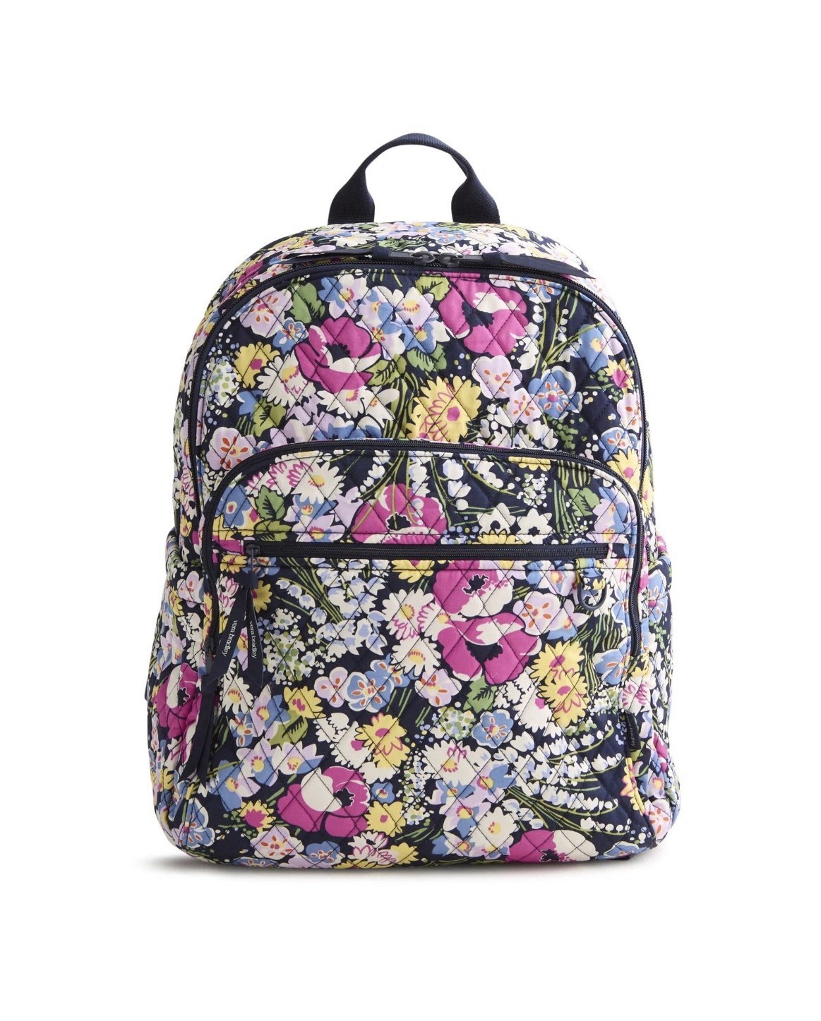 Vera Bradley Women's Premium Cotton Bancroft Backpack One Size, Poppy Fields NWT