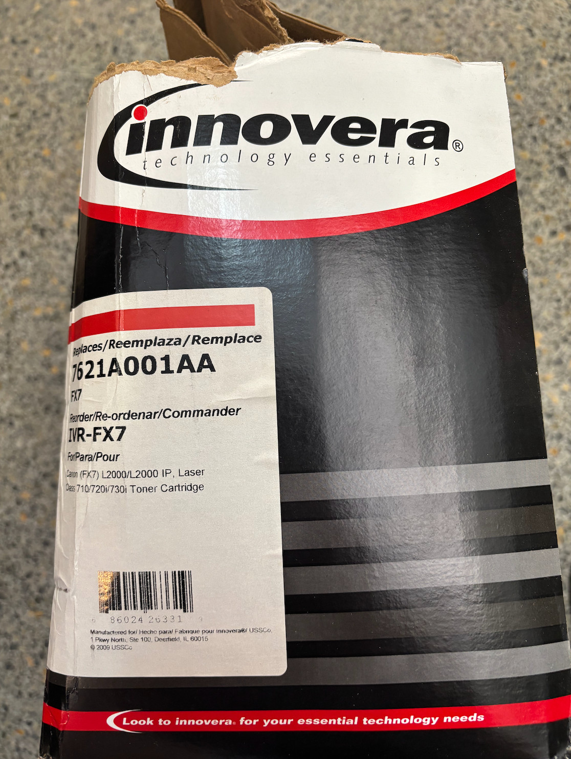 Innovera IVR-FX7 Monochrome Laser Toner Cartridge 7621A001AA