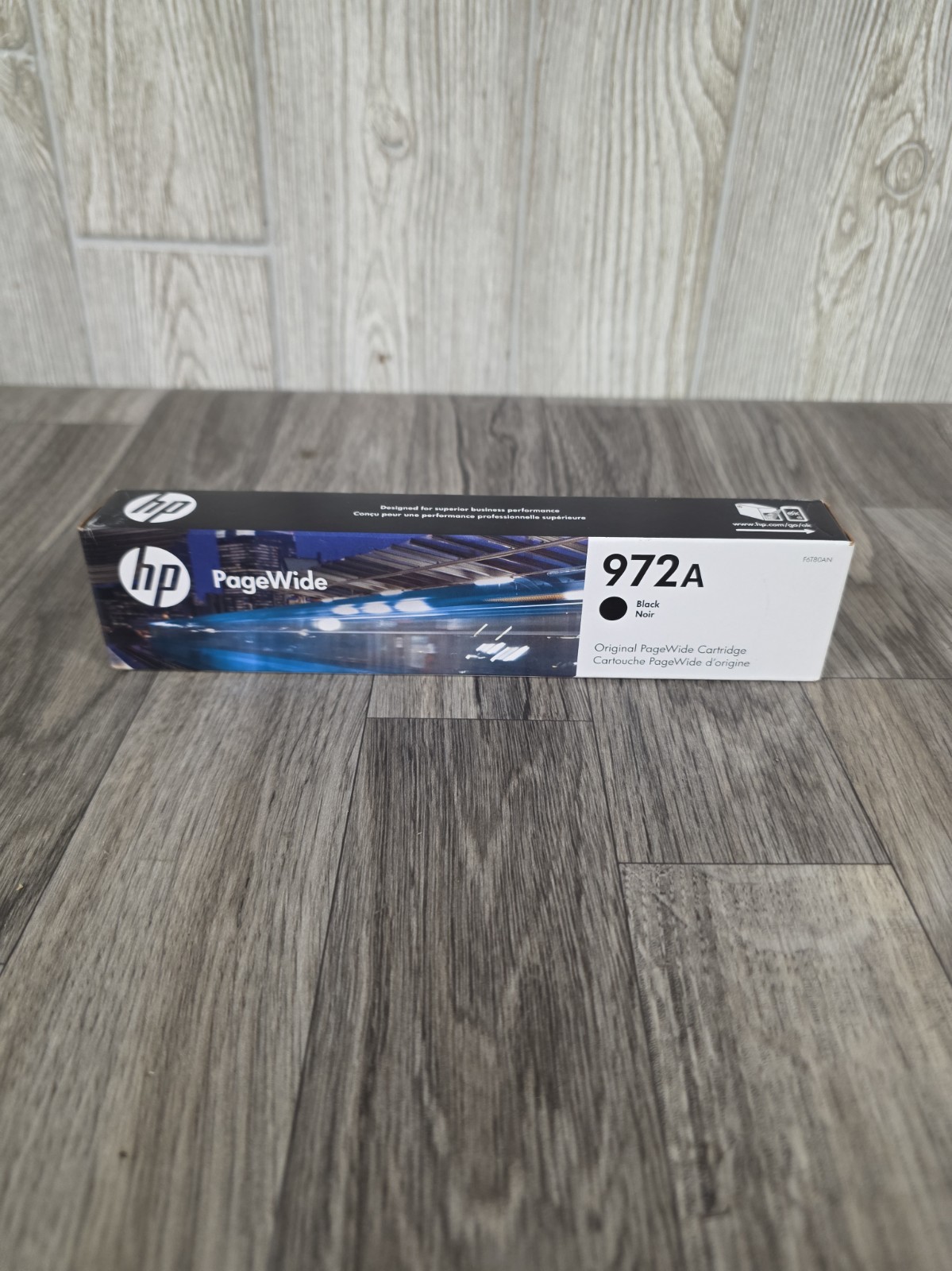 GENUINE HP 972A, F6T80AN BLACK INK PAGEWIDE SEALED BOX EXP. 10/24