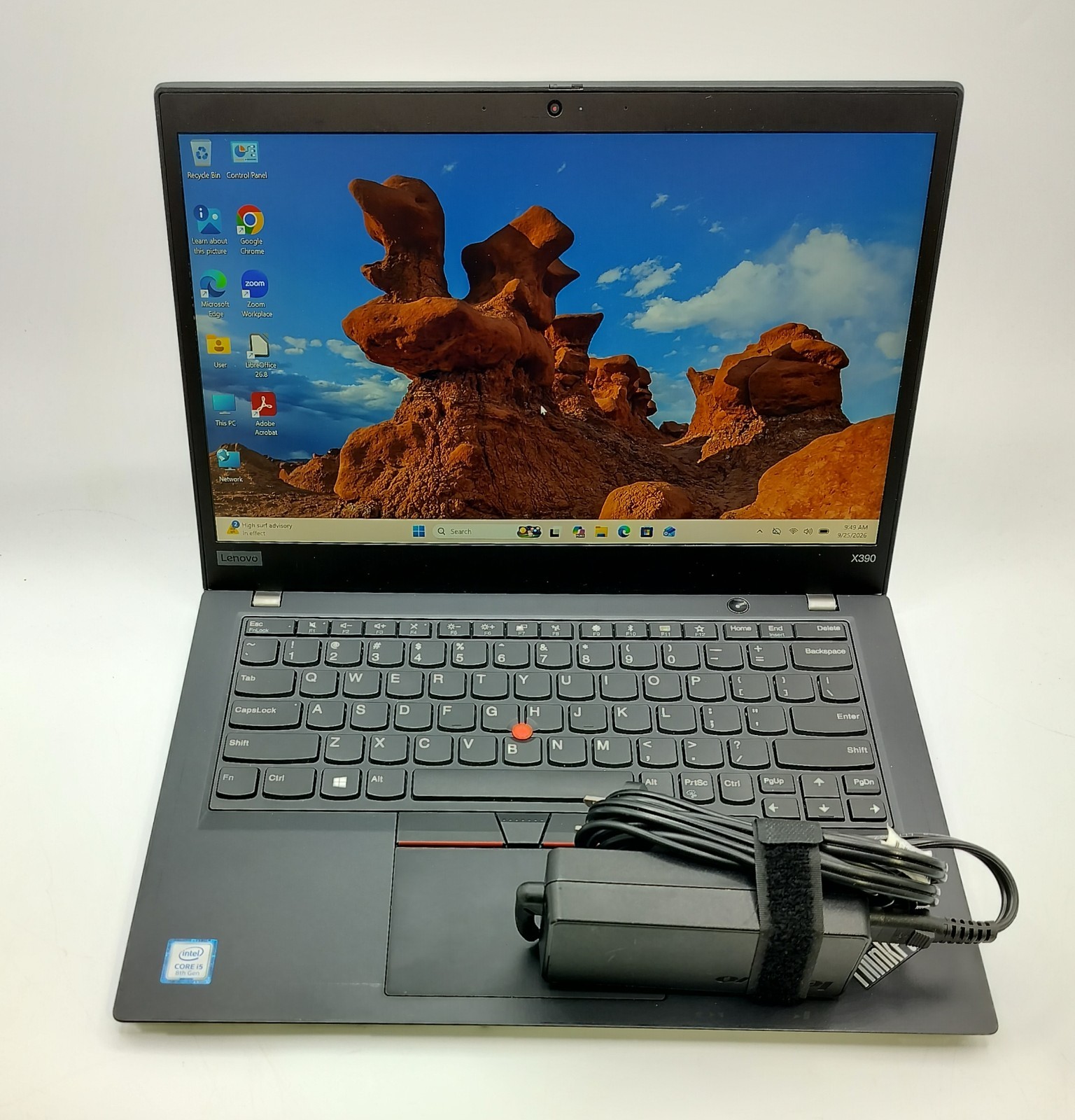 Lenovo ThinkPad X390 13.3" i5-8265U 8GB 256GB NVMe SSD Laptop Win 11 Pro Read