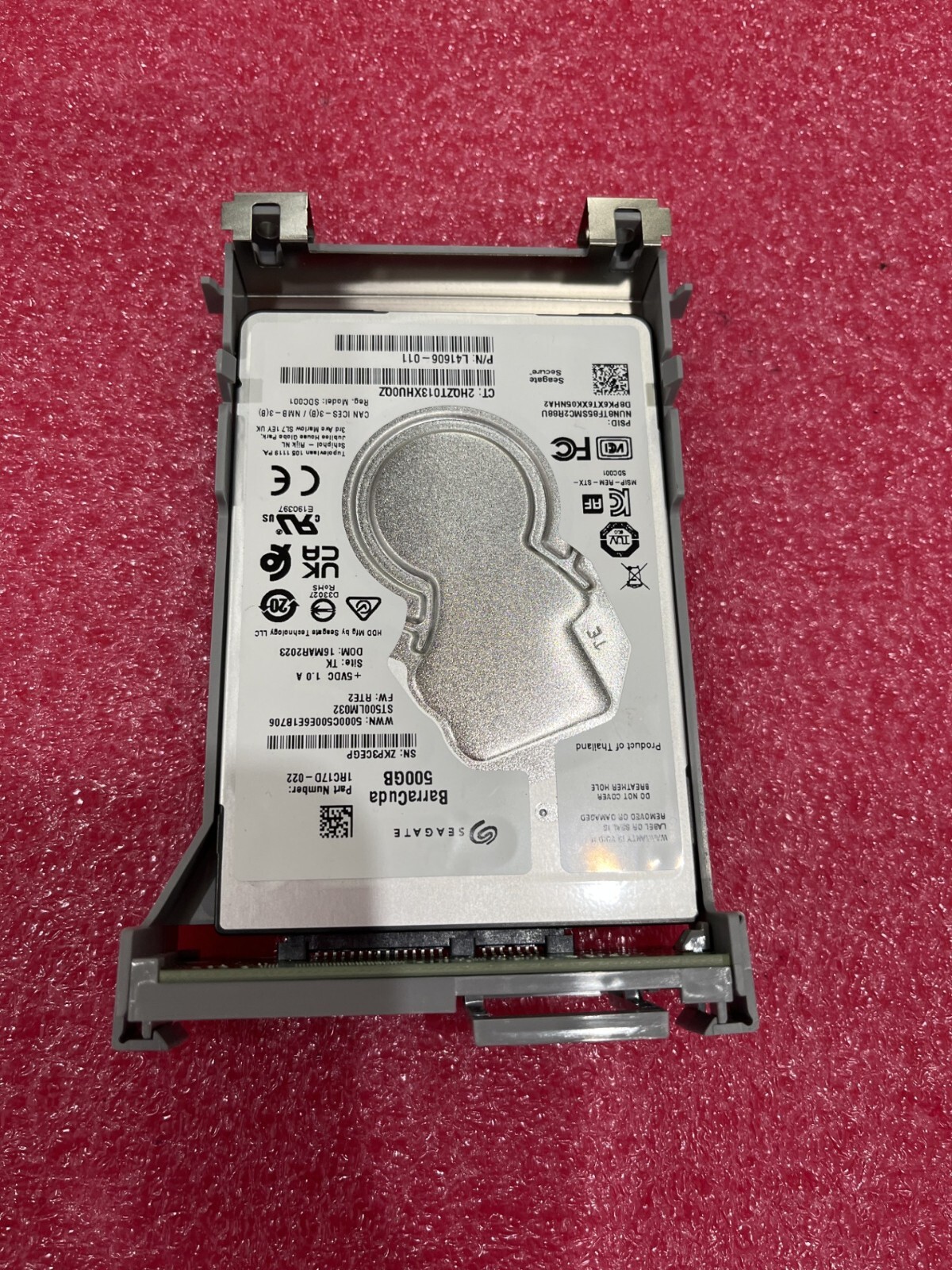 6HN31-67001 HP SVC-500GB CCC FIPS TAA Hard Disk Drive-WITH BRACKET L41606-011