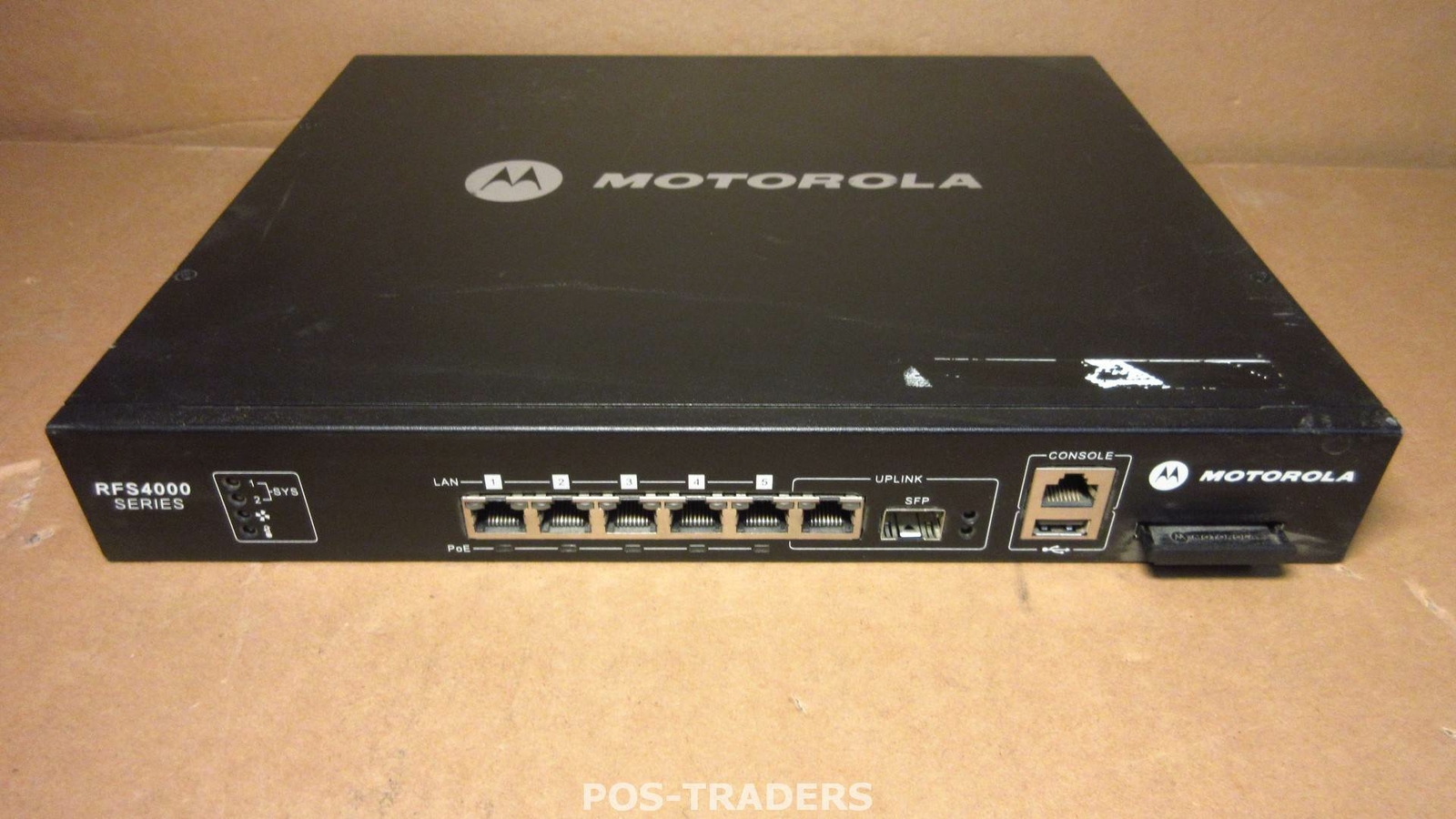 Motorola WLAN RFS4000 6-Port Wired Wireless LAN Switch RFS-4010-00010-WR EXCL PS