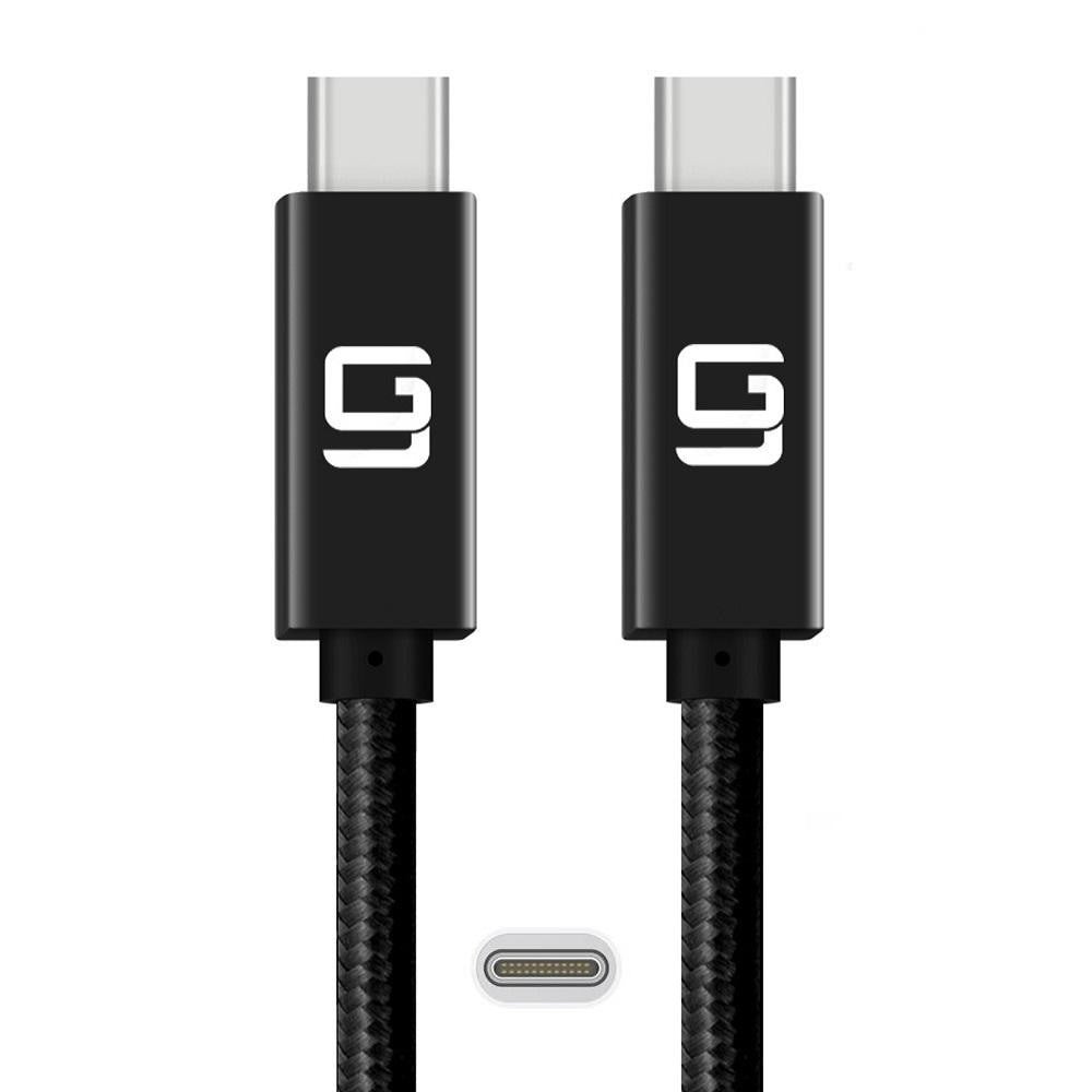 USB-C to USB-C Cable (20Gbps) Nylon Braided, Fast Charging, Dual 4K (3.3ft/1.0M)