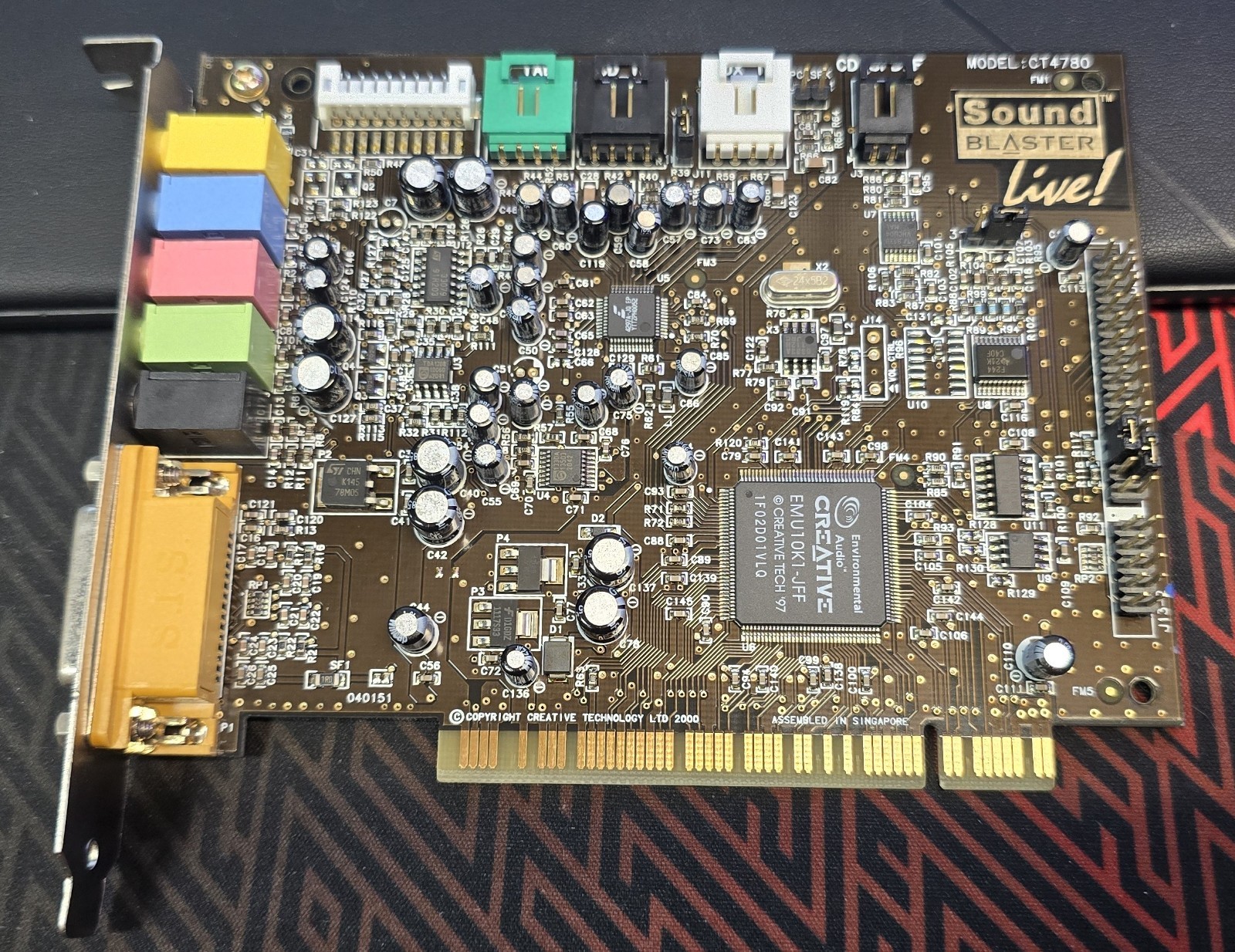 Creative Labs Sound Blaster Live CT4780 PCI Sound Audio Card