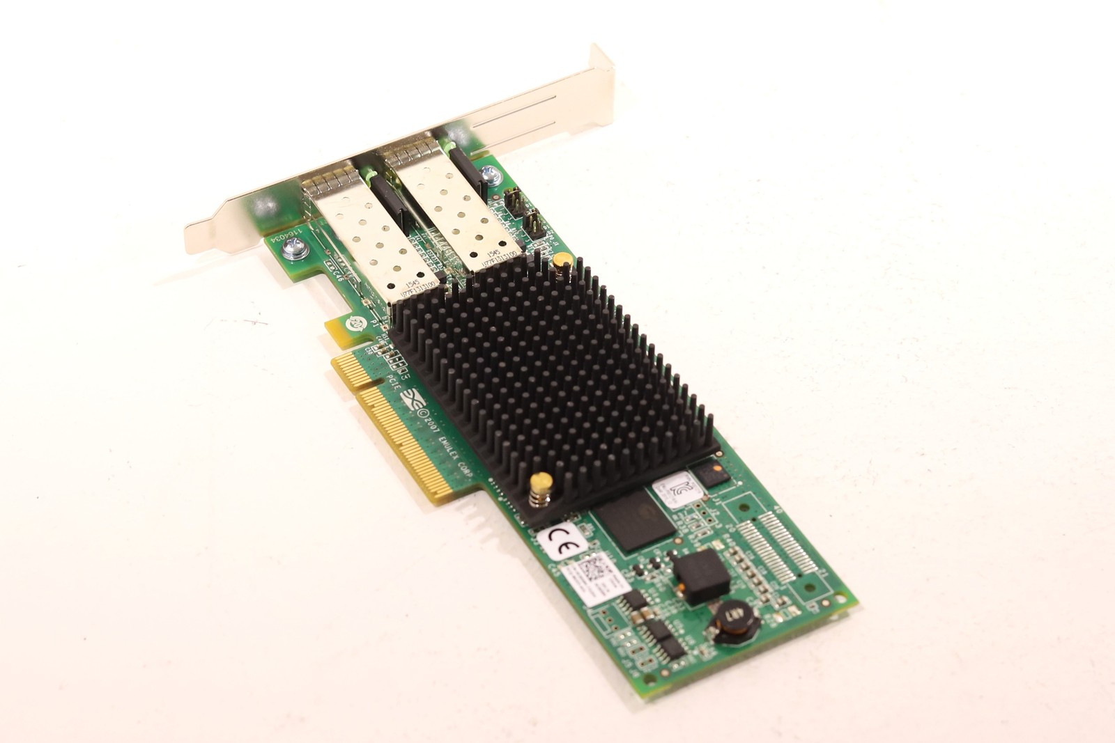 Dell Emulex LPe12002 Dual-Port 10GbE PCIe x8 Host Bus Adapter Dell P/N: 0C856M