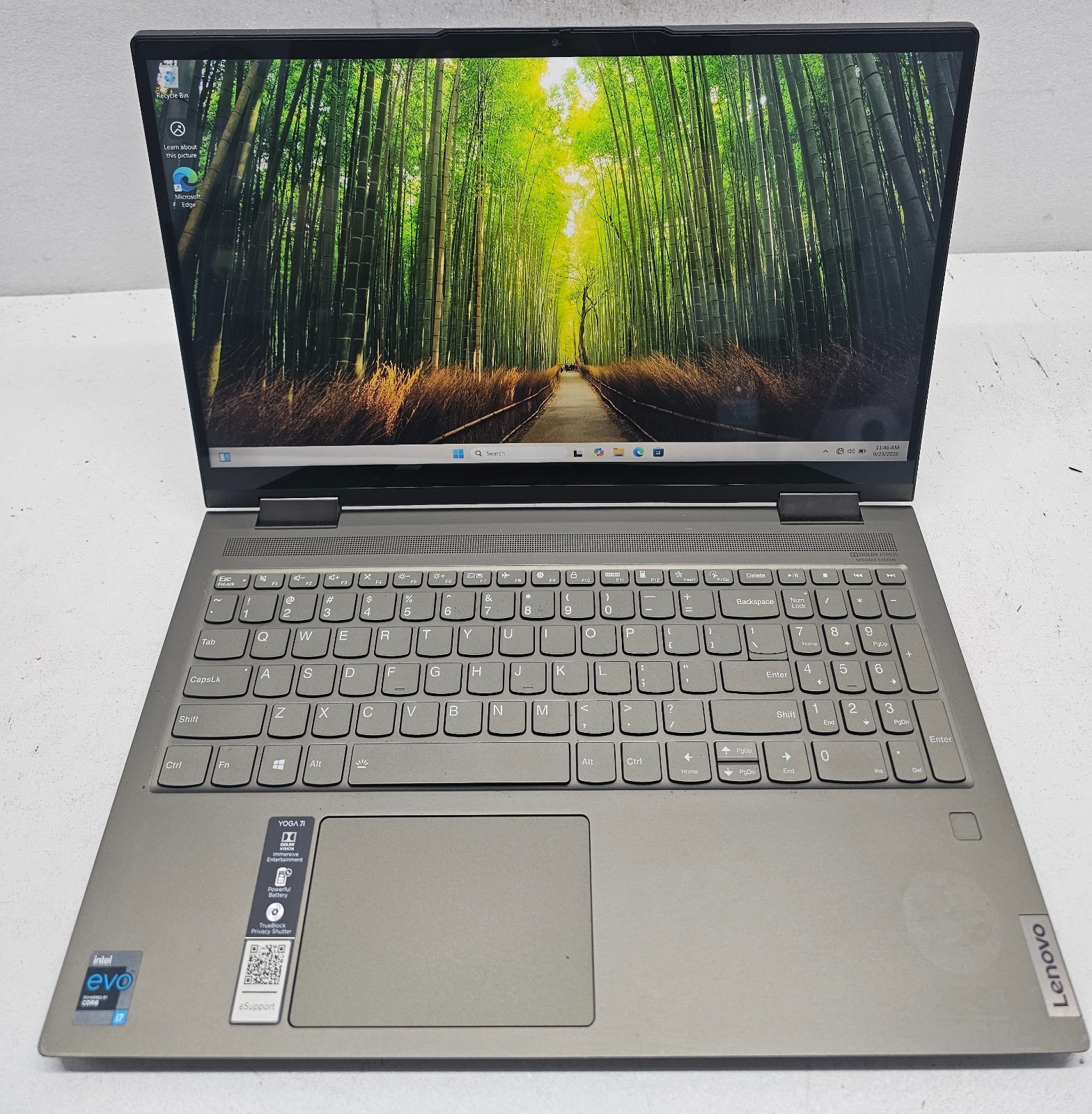 Lenovo Yoga 7 15ITL5 Laptop Intel Core i7-1165G7 12GB Ram 512GB SSD WIN 11 (FL)