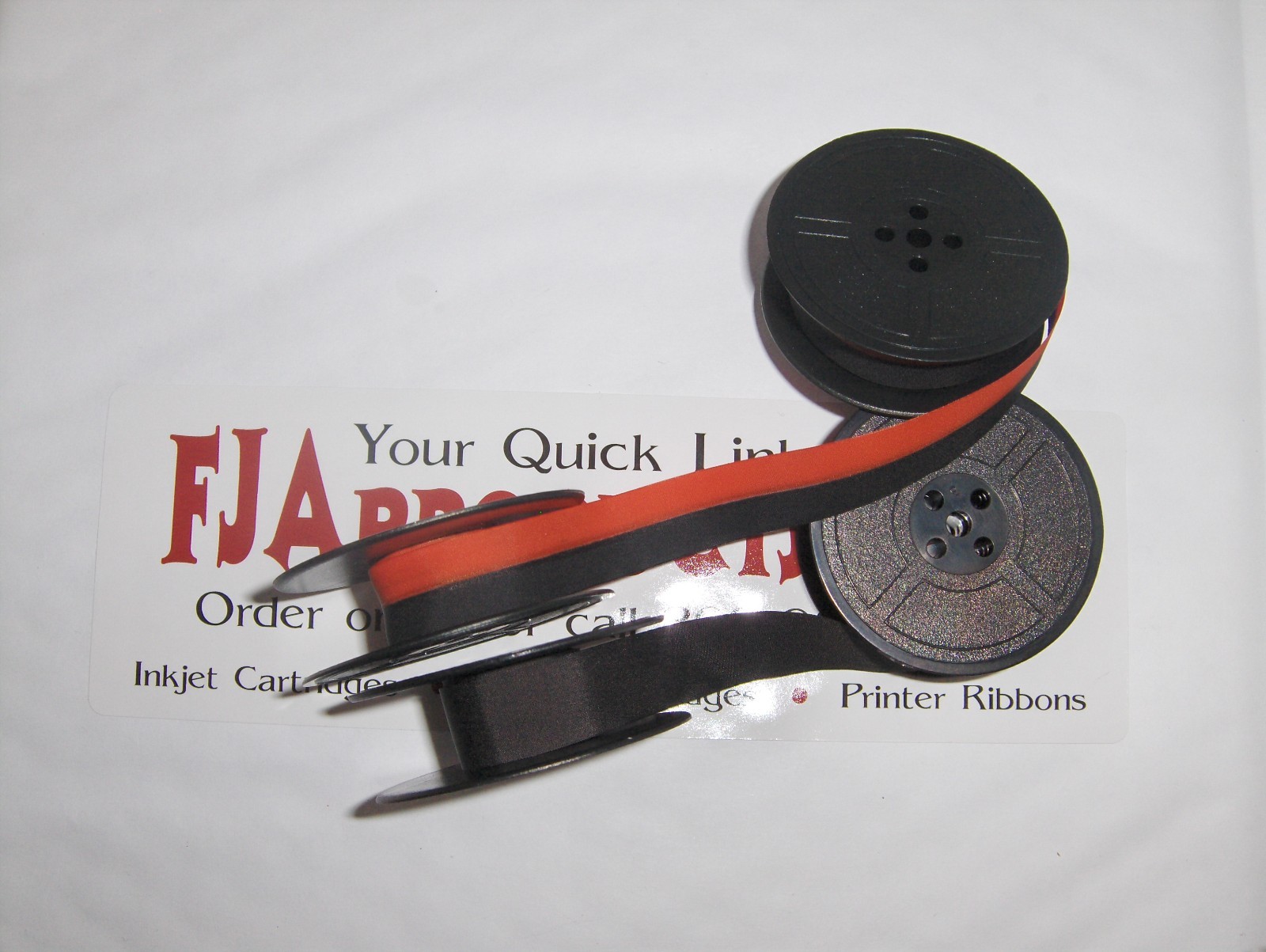 Combo Pack -  Royal Quiet DE Luxe Typewriter Ribbons - Red & Black Ribbons 