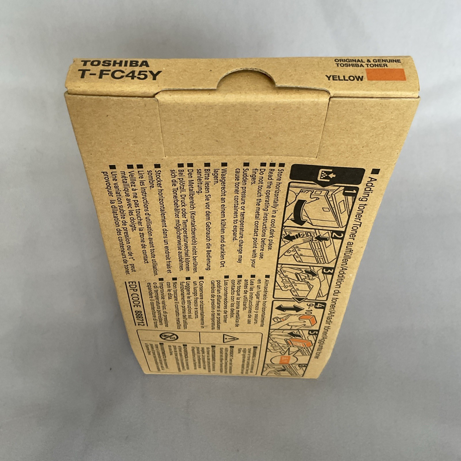 Toshiba  Toner Cartridge Yellow T-FC45Y (888712) for Estudio 4500c/5500c
