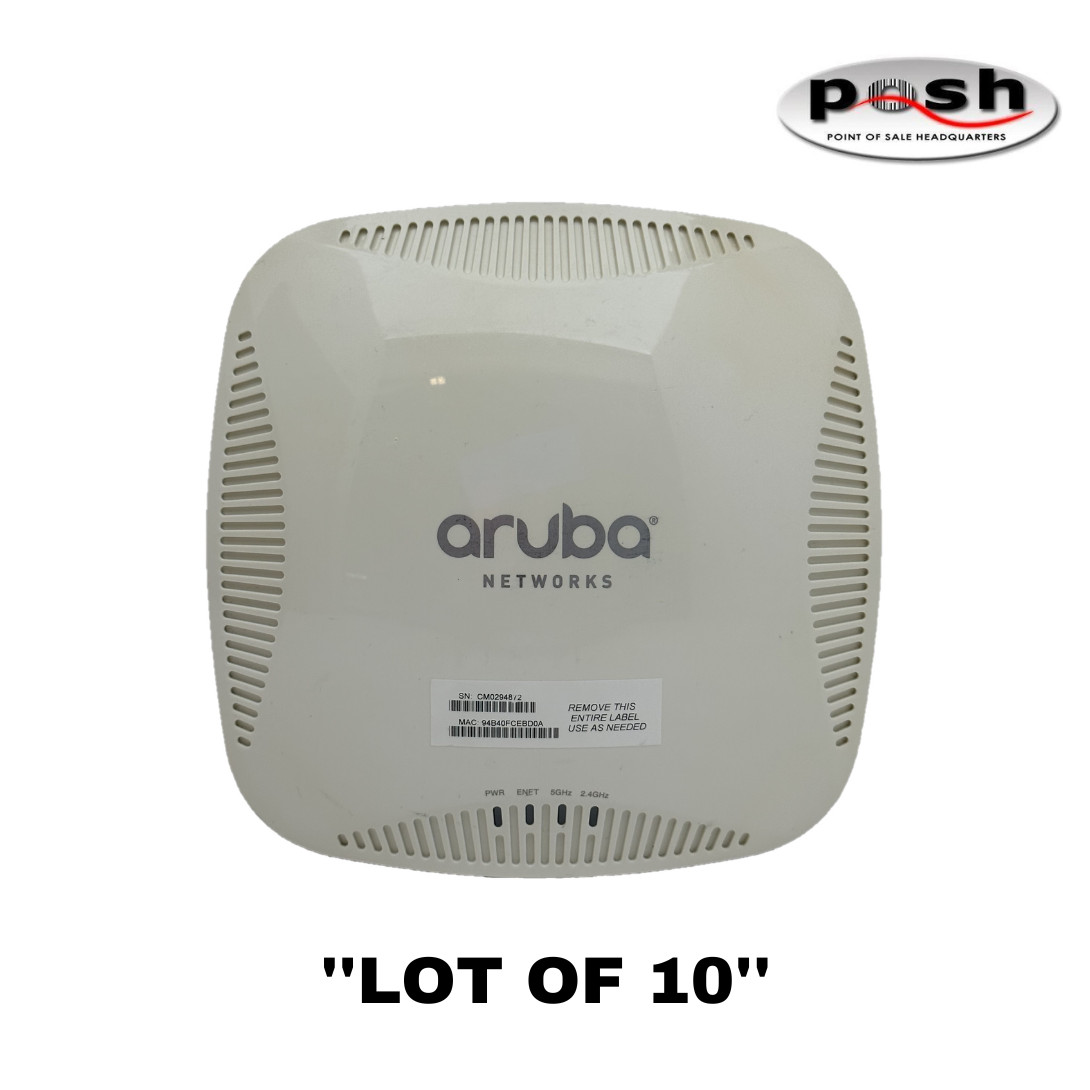 ''Lot of 10'' Aruba APIN0205 Networks Access Point Wireless P/N: IAP-205-US