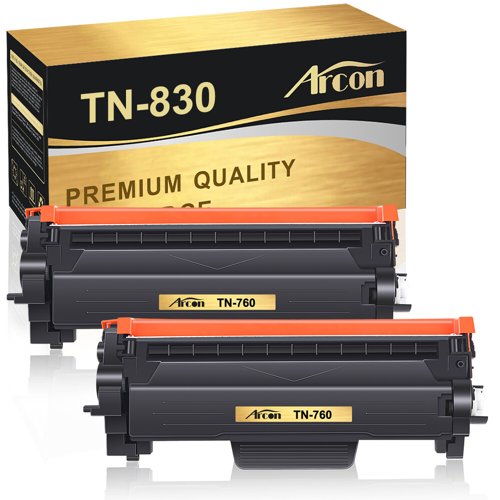 2x TN830 TN830XL Toner Compatible With Brother HL-L2460DW DCP-L2640DW HL-L2405W