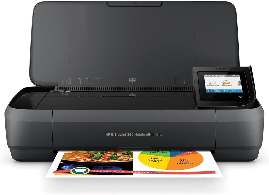 HP Office Jet 250 Mobile AiO A4 color mobile printer with scanner CZ992A#ABJ
