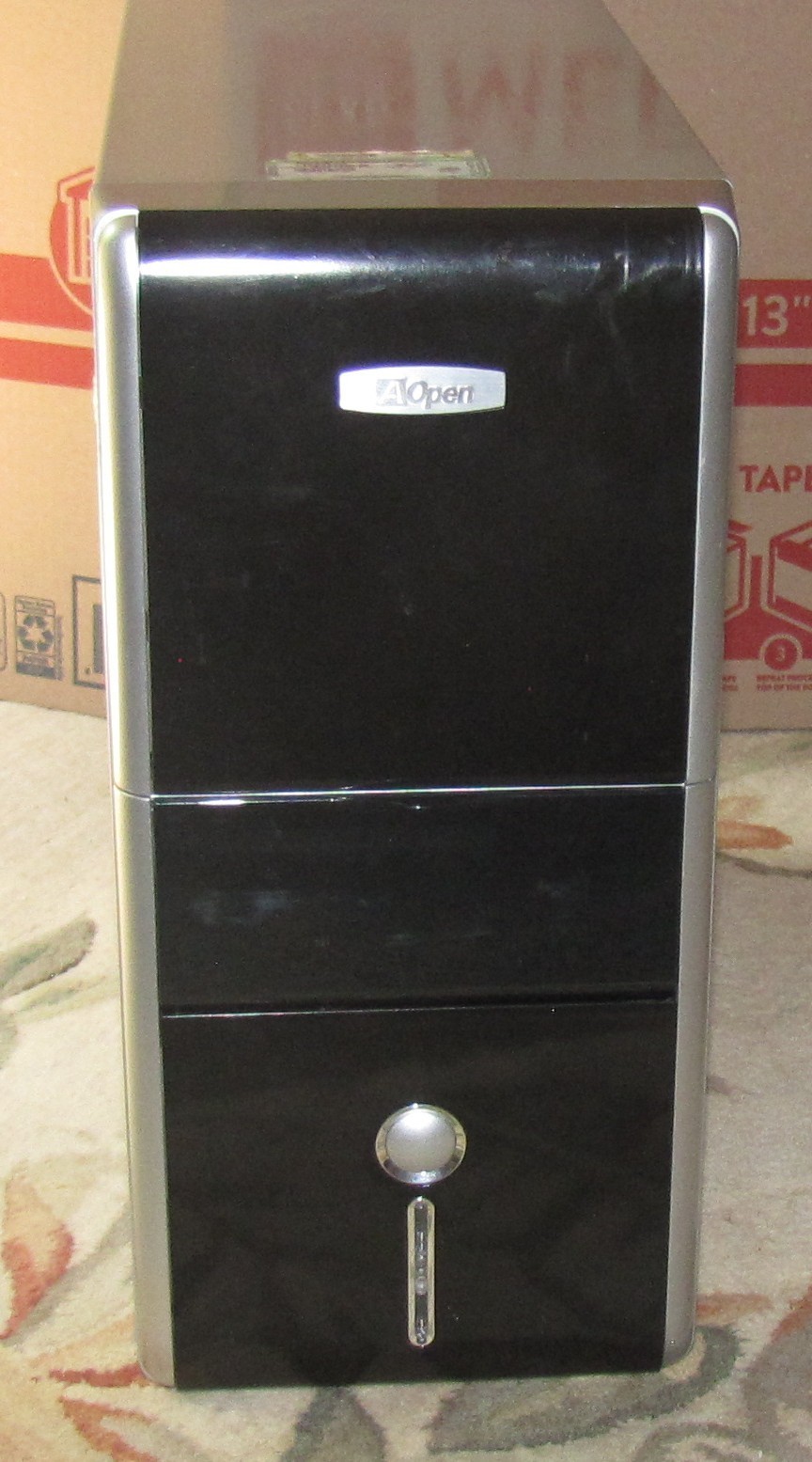 AOpen EMPTY 7 Slot Vintage Gamer Server ATX Desktop Tower Computer Case