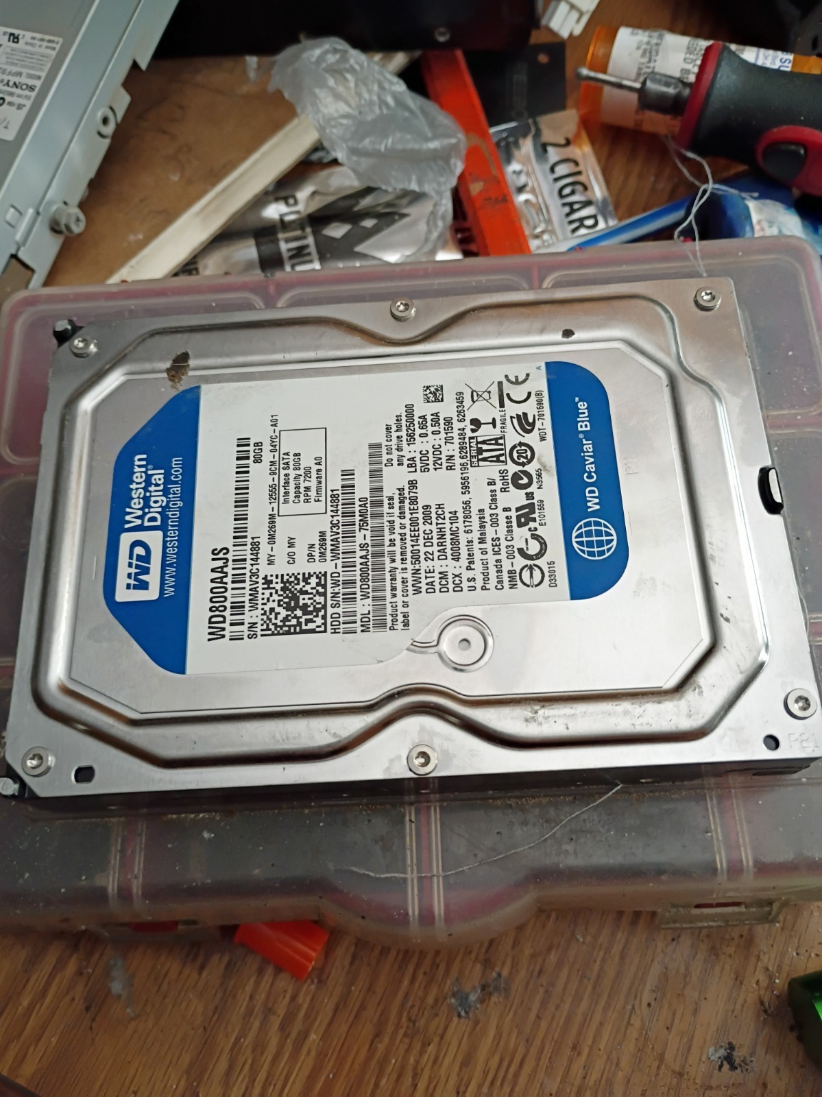 Western Digital Caviar 80GB Internal 7200RPM 3.5" (WD800BB) HDD