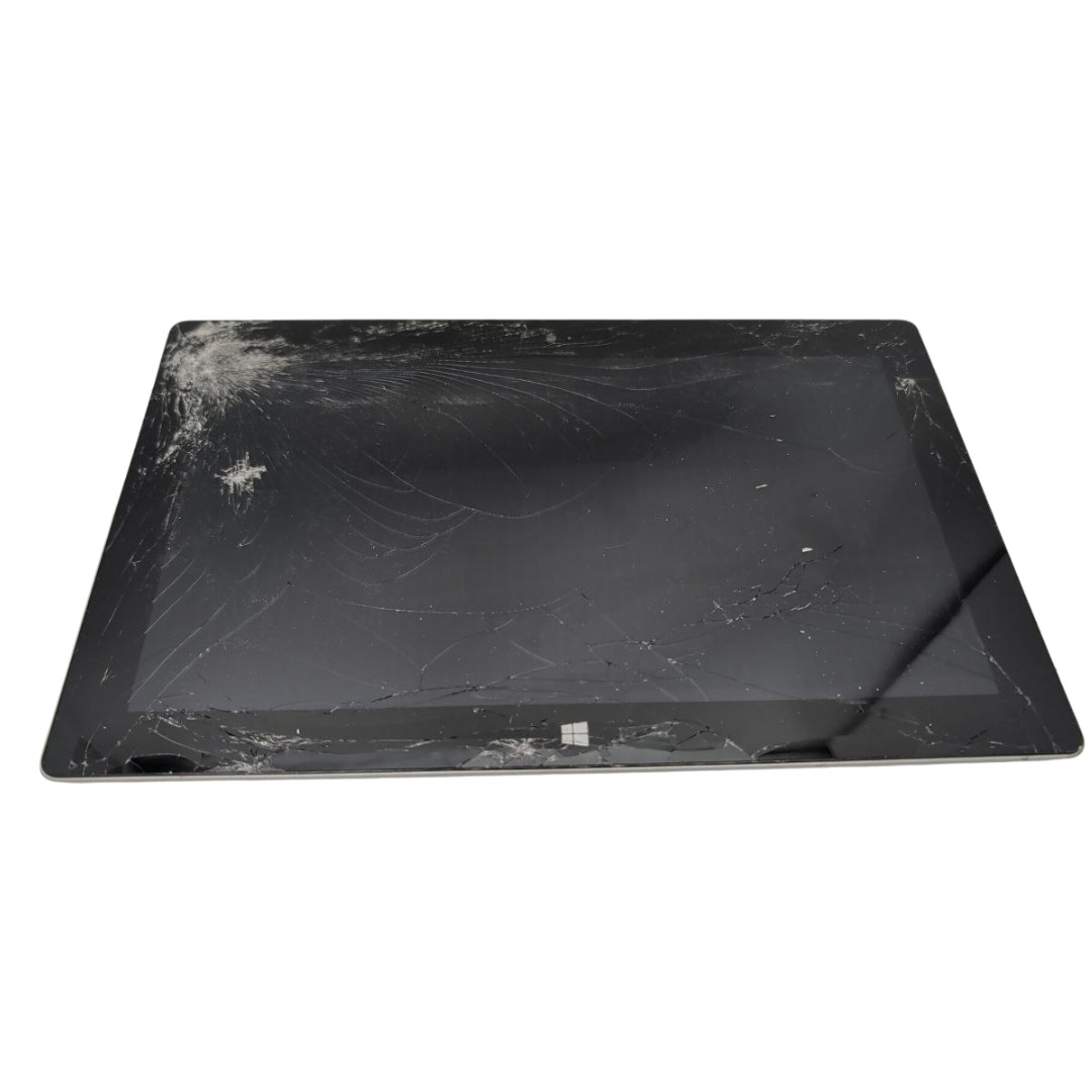 Microsoft Surface RT 1516 32GB Cracked Screen Power Defect For Repair Tablet