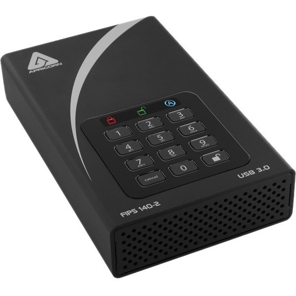 Apricorn ADT3PL256F16TB Aegis Padlock DT 16TB Ext HDD